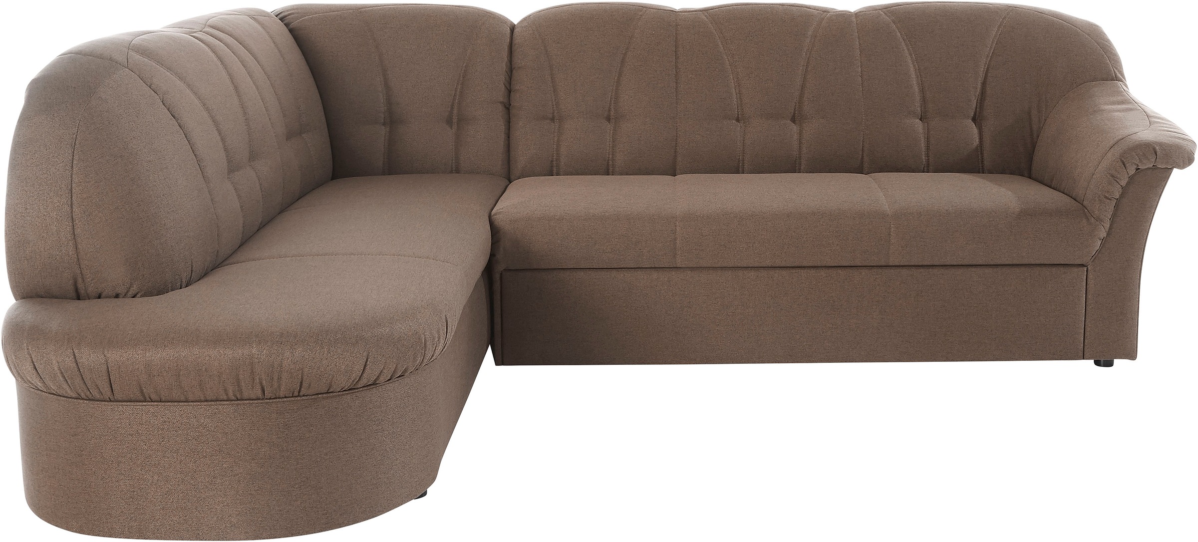 DOMO collection Ecksofa "Pegnitz, elegante Rückensteppung, zeitlose Formens günstig online kaufen
