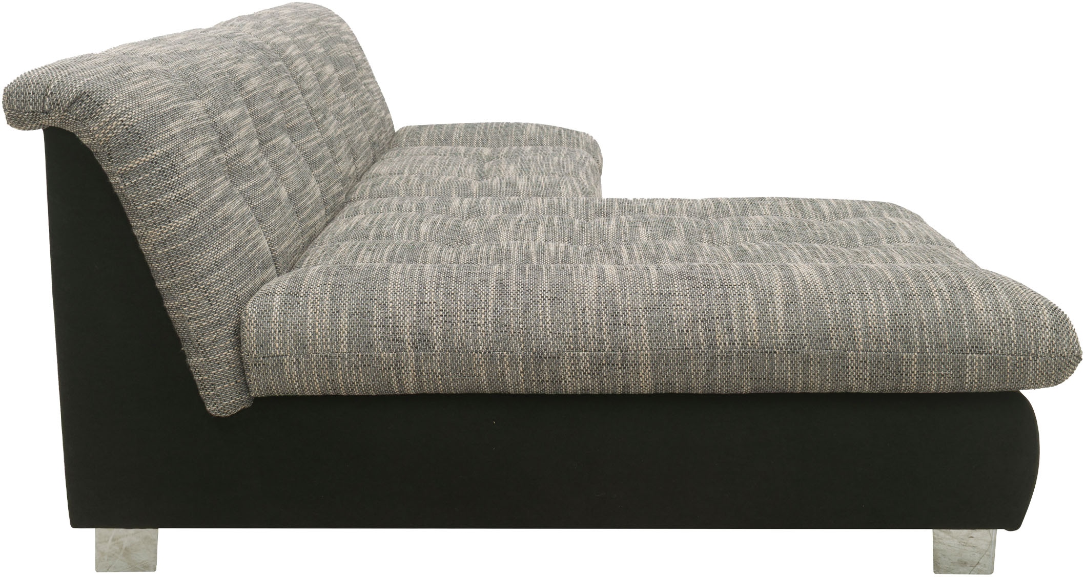 DOMO collection Ecksofa »100031 kompakte Stellmaße, komfortabel und bequem, L-Form«, wahlweise mit Bettfunktion und Armteilverstellung. Breite 234cm