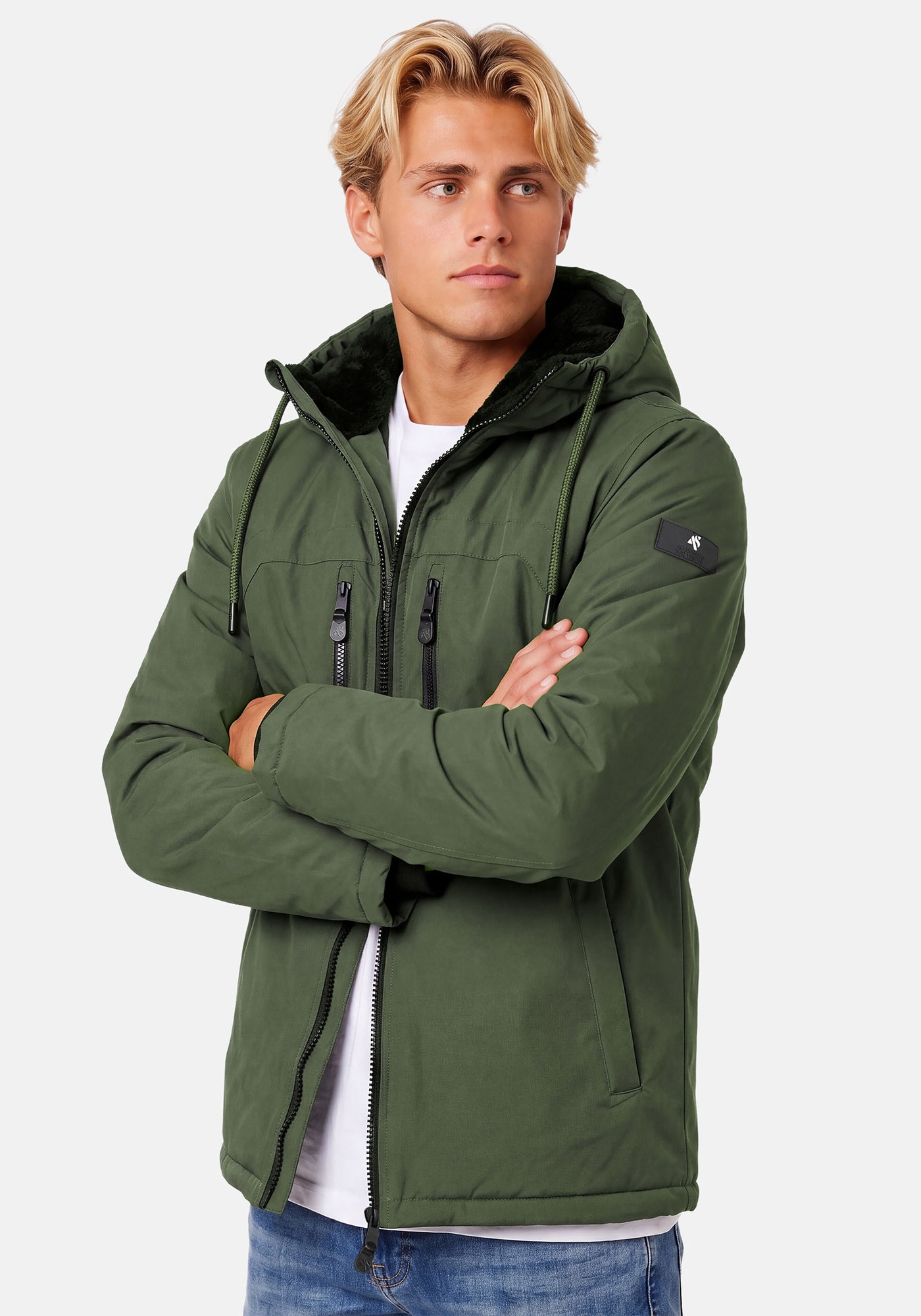 Alessandro Salvarini Winterjacke »ASMori« mit warmem Teddyfell