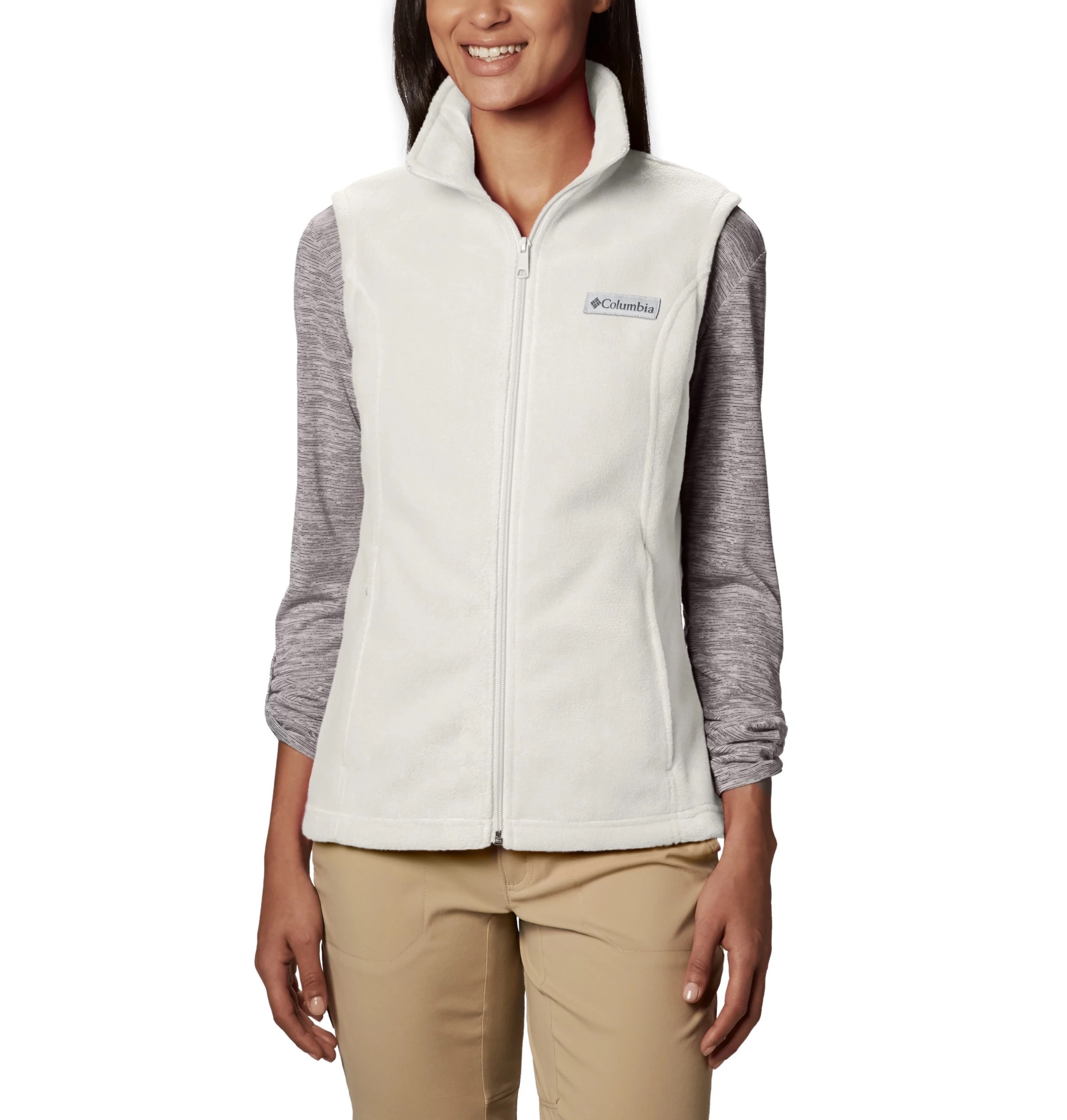 Columbia Fleeceweste »Benton Springs Vest« aus Fleece, atmungsaktiv, schnell trocknend
