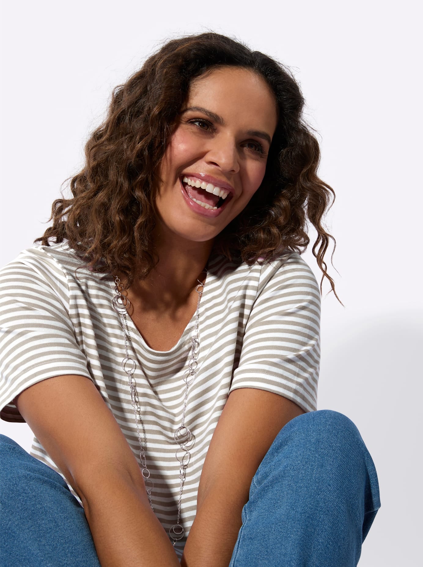 Casual Looks 2-in-1-Shirt »Ringelshirt« 1 tlg.