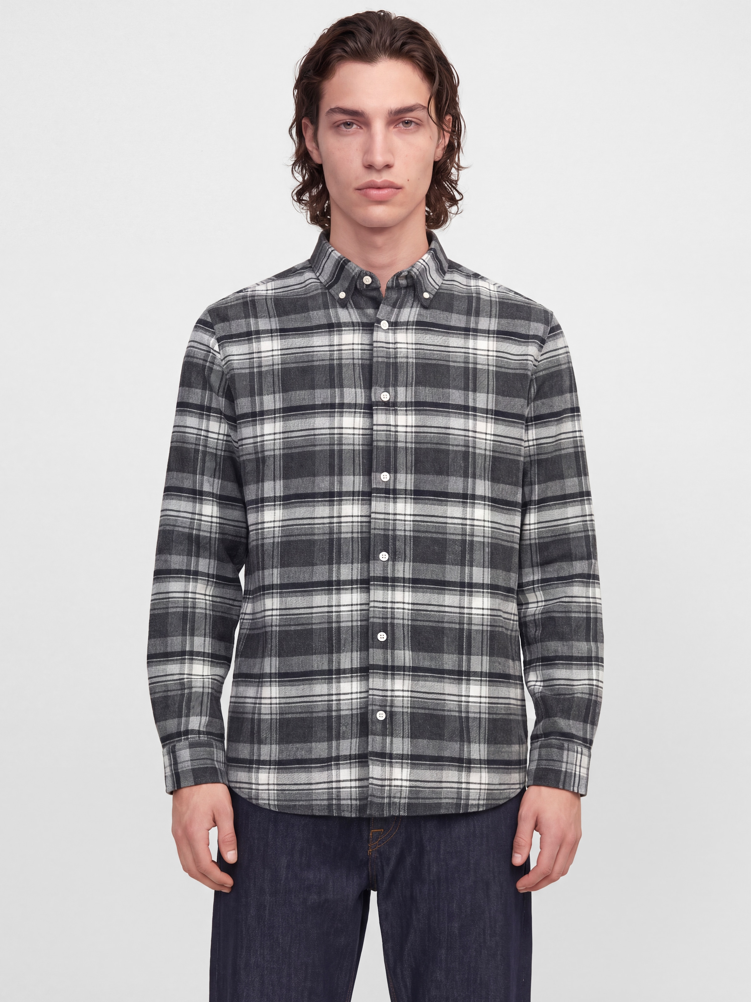 Jack & Jones Langarmhemd »JPRBLUSTANLEY FLANNEL L/S SHIRT BF« Baumwolle, regular fit