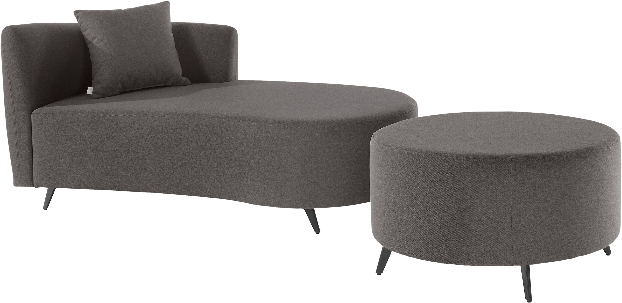 Home affaire Recamiere "Hulby" wahlweise mit und ohne Hocker und Armlehne l günstig online kaufen