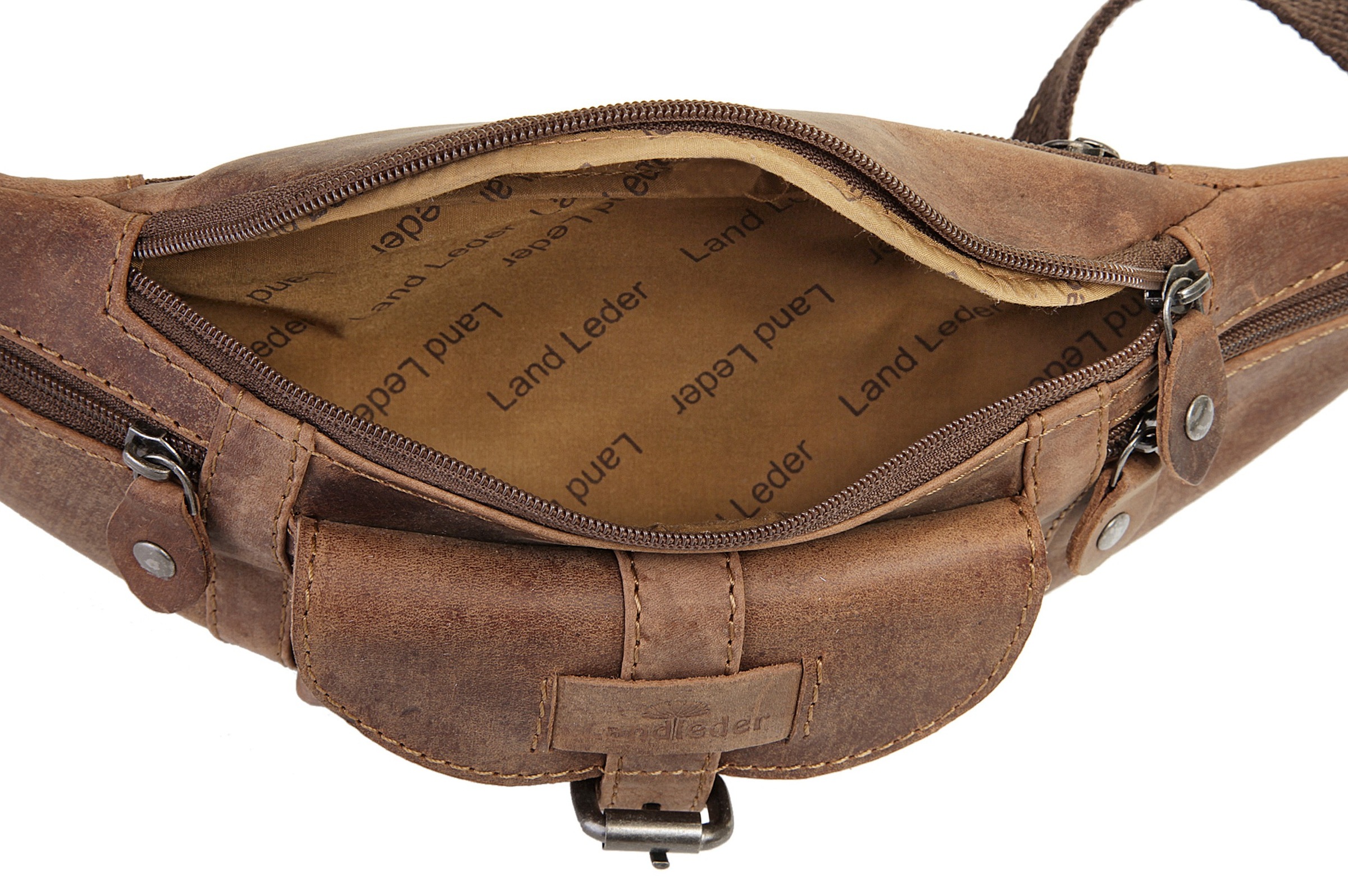 Landleder Gürteltasche »OLD SCHOOL«, echt Leder