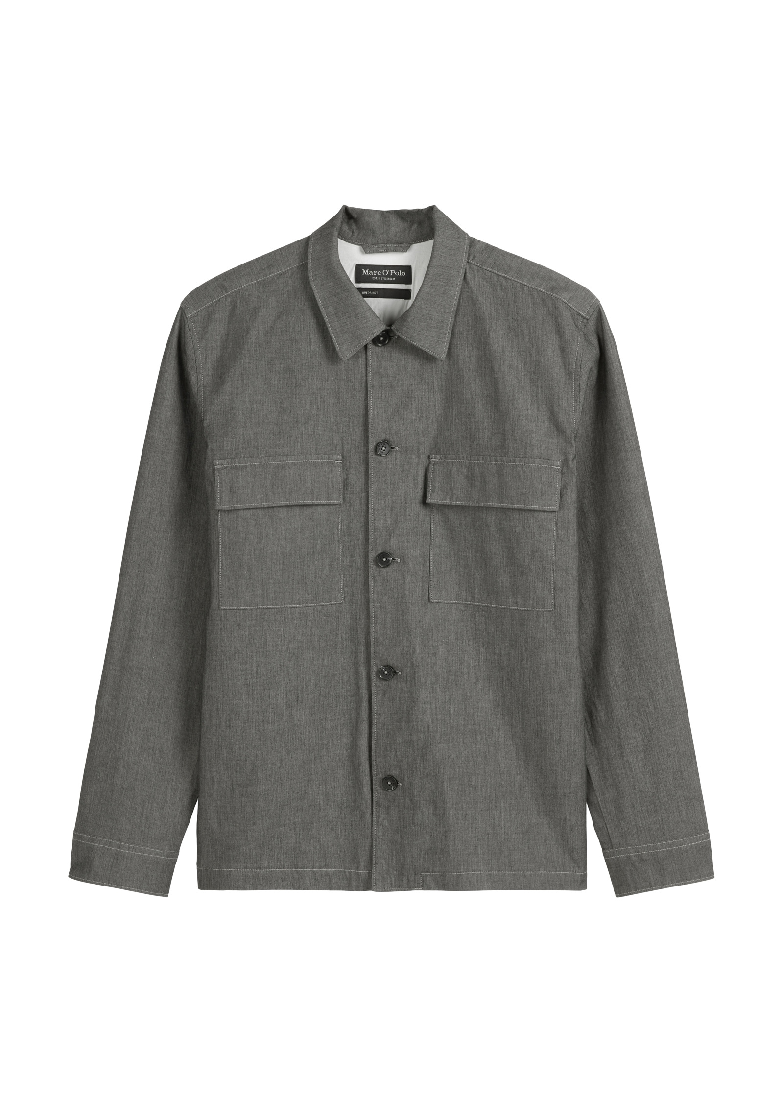 Marc O'Polo Kurzjacke »aus leichtem Bio-Baumwoll-Chambray«, ohne Kapuze