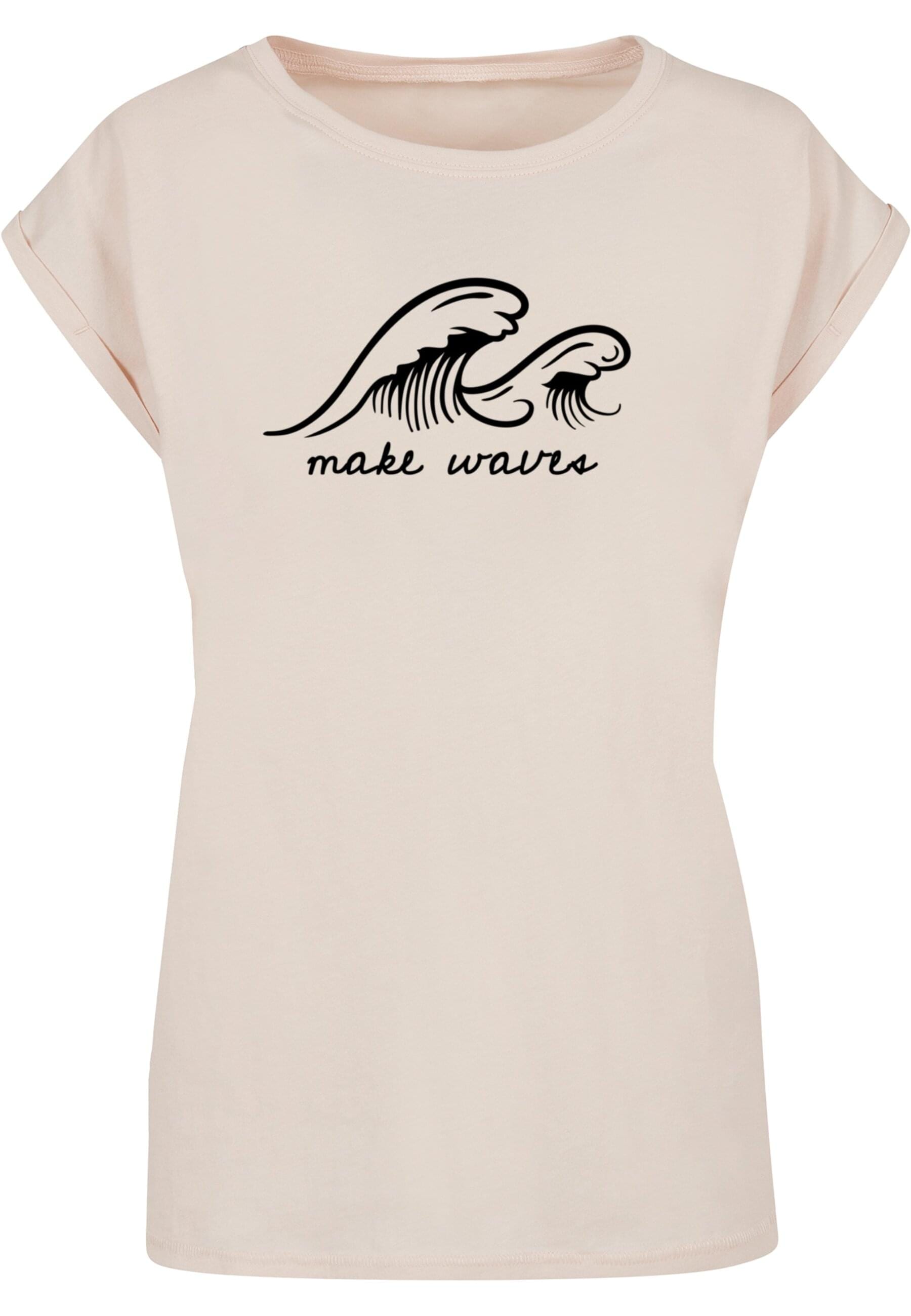 T-Shirt »Merchcode Damen Ladies Summer - Make waves T-Shirt«, (1 tlg.)
