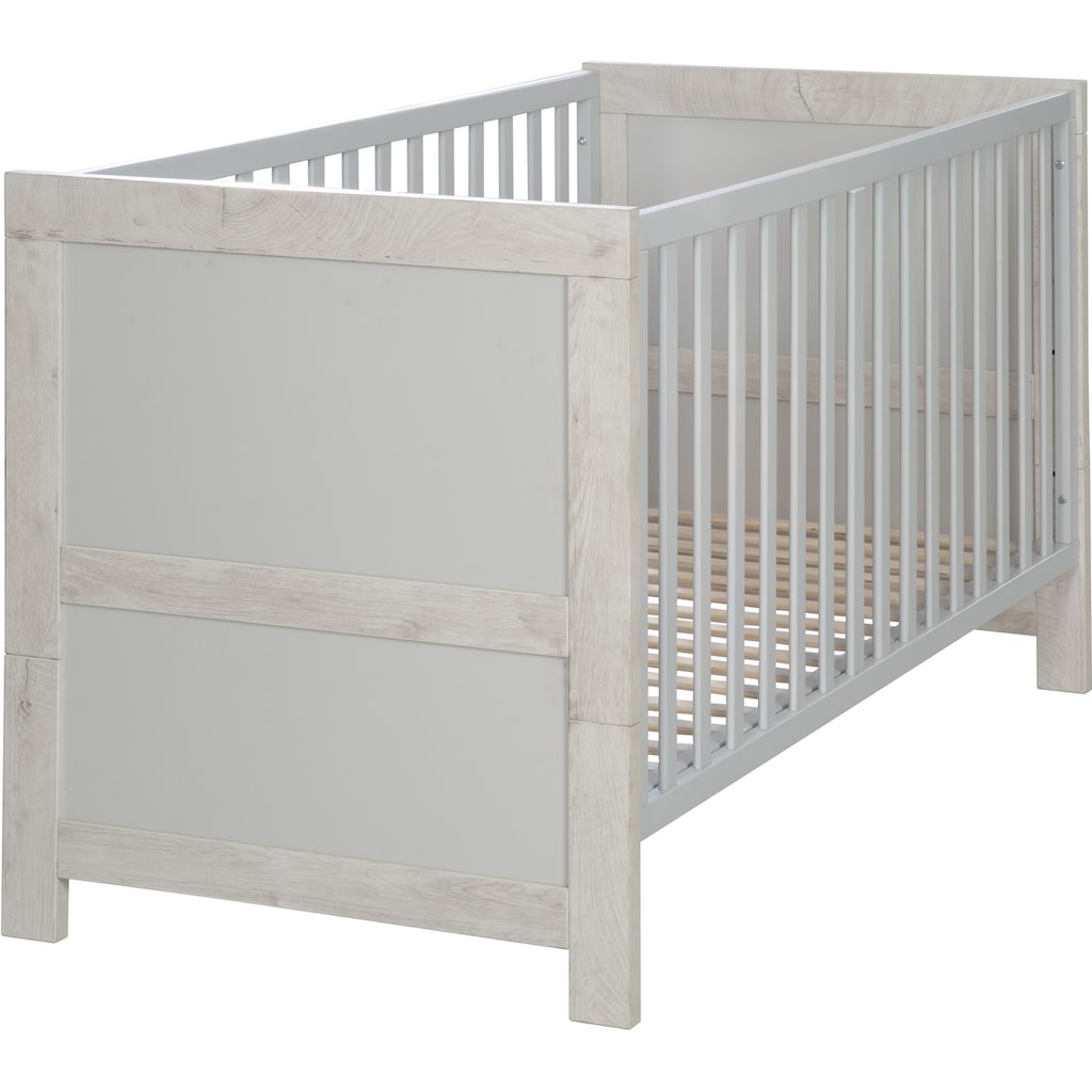 roba® Babyzimmer-Komplettset »Mila«, (Set, 3 St., Kinderbett, Schrank, Wickelkommode)