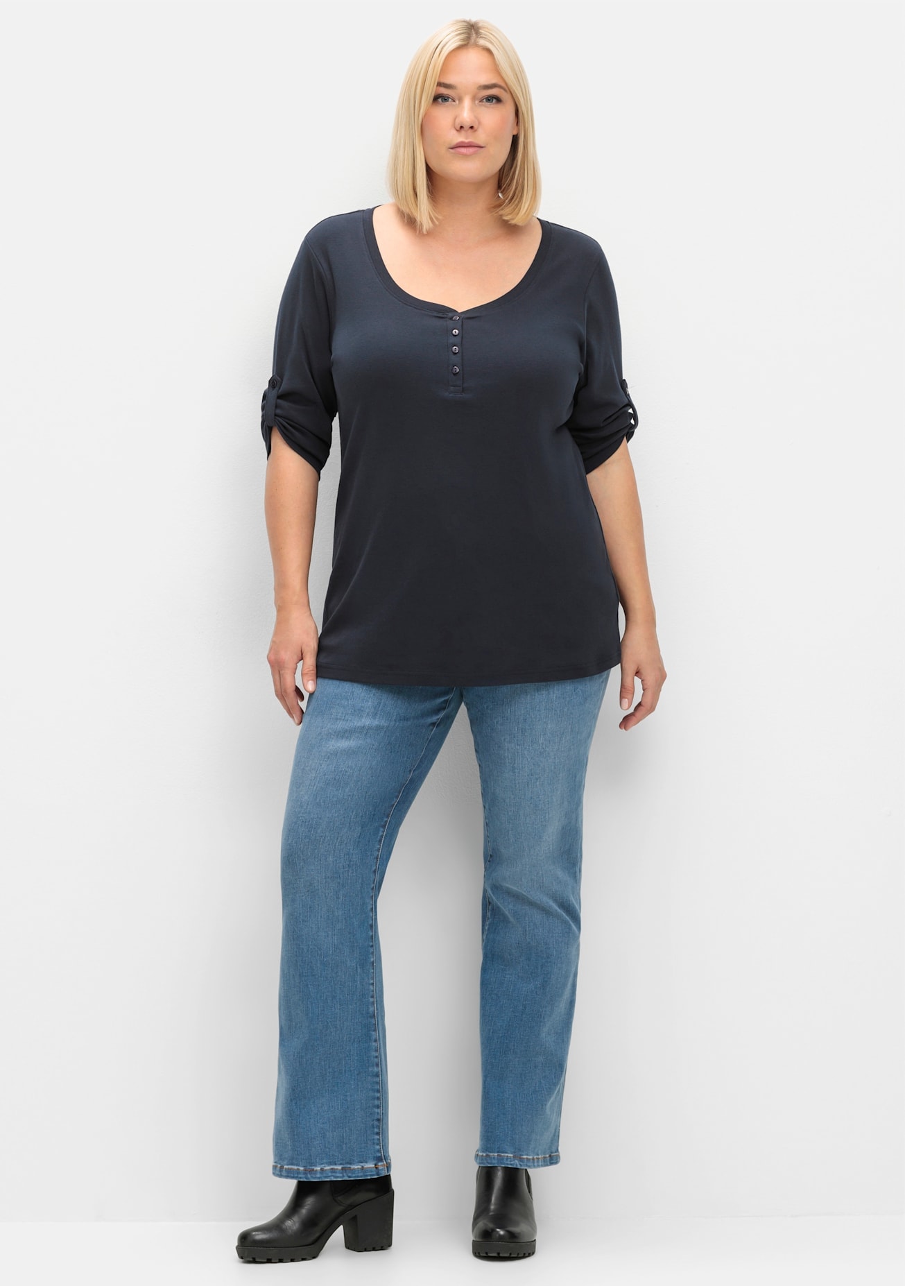 Sheego Bequeme Jeans 1 Stk. tlg. günstig online kaufen