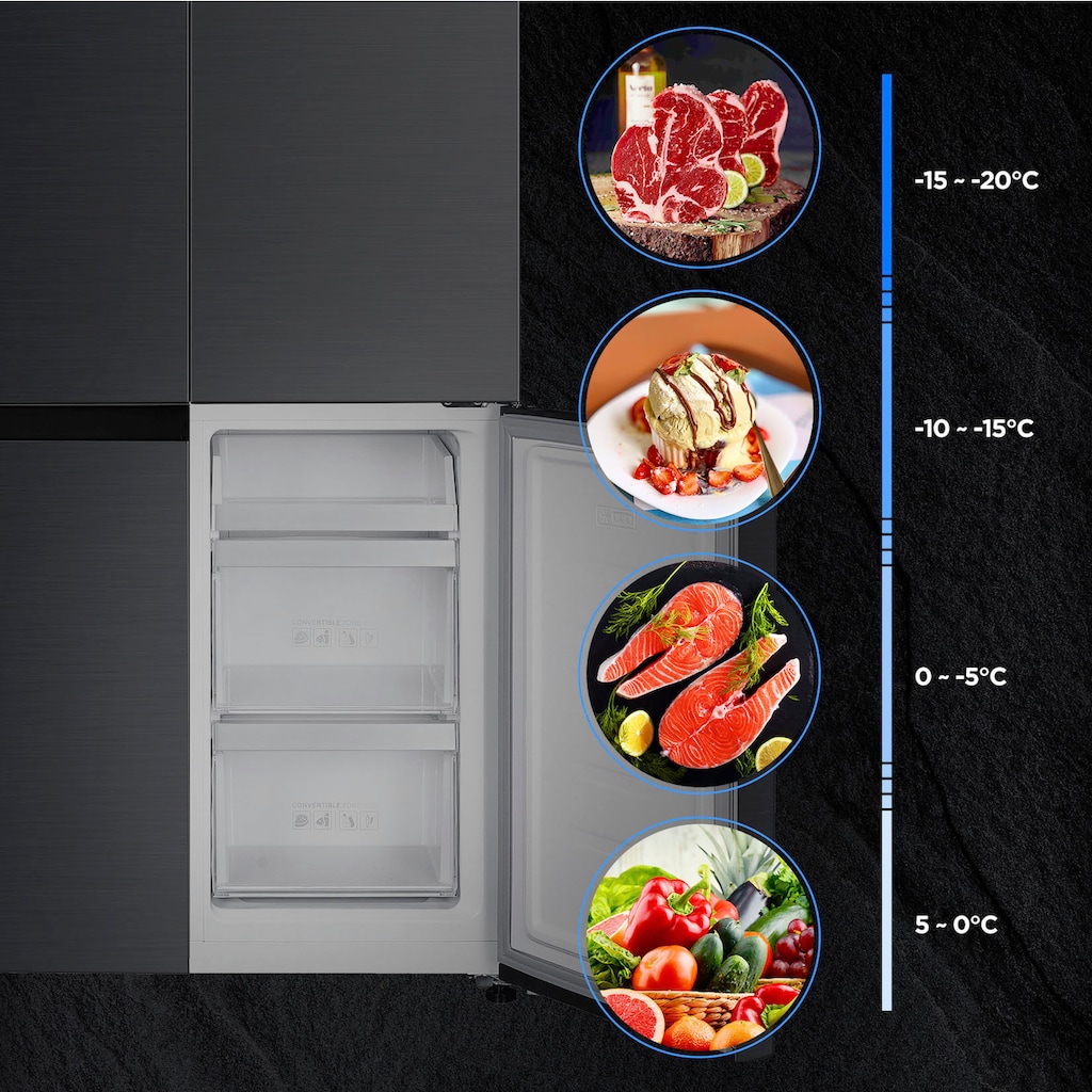 Hanseatic Multi Door, HCDA19090DI, 190,0 cm hoch, 90,9 cm breit