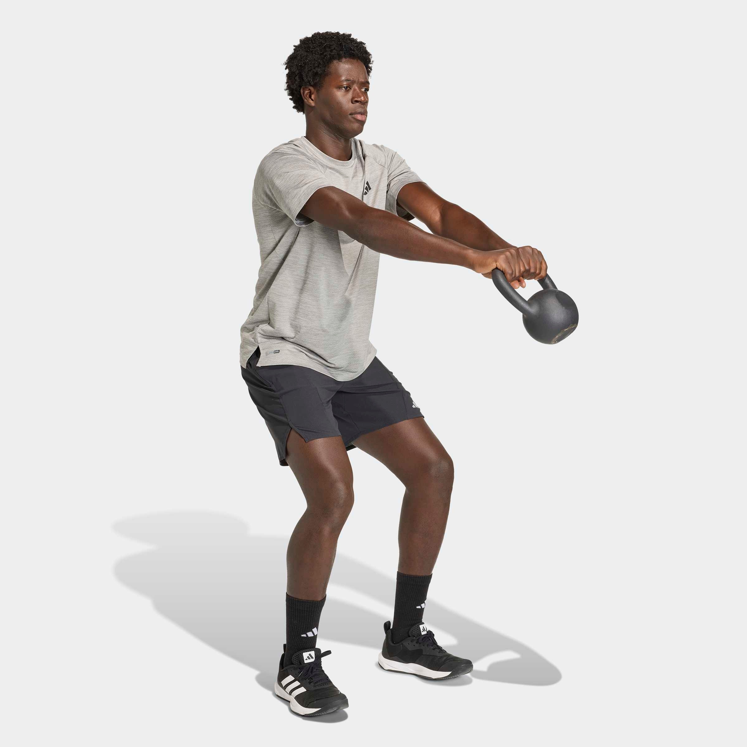 adidas Performance T-Shirt »TECHESS TEE« sportlicher Stil, mit Rundhalsausschnitt, Kurzarm, normale Länge