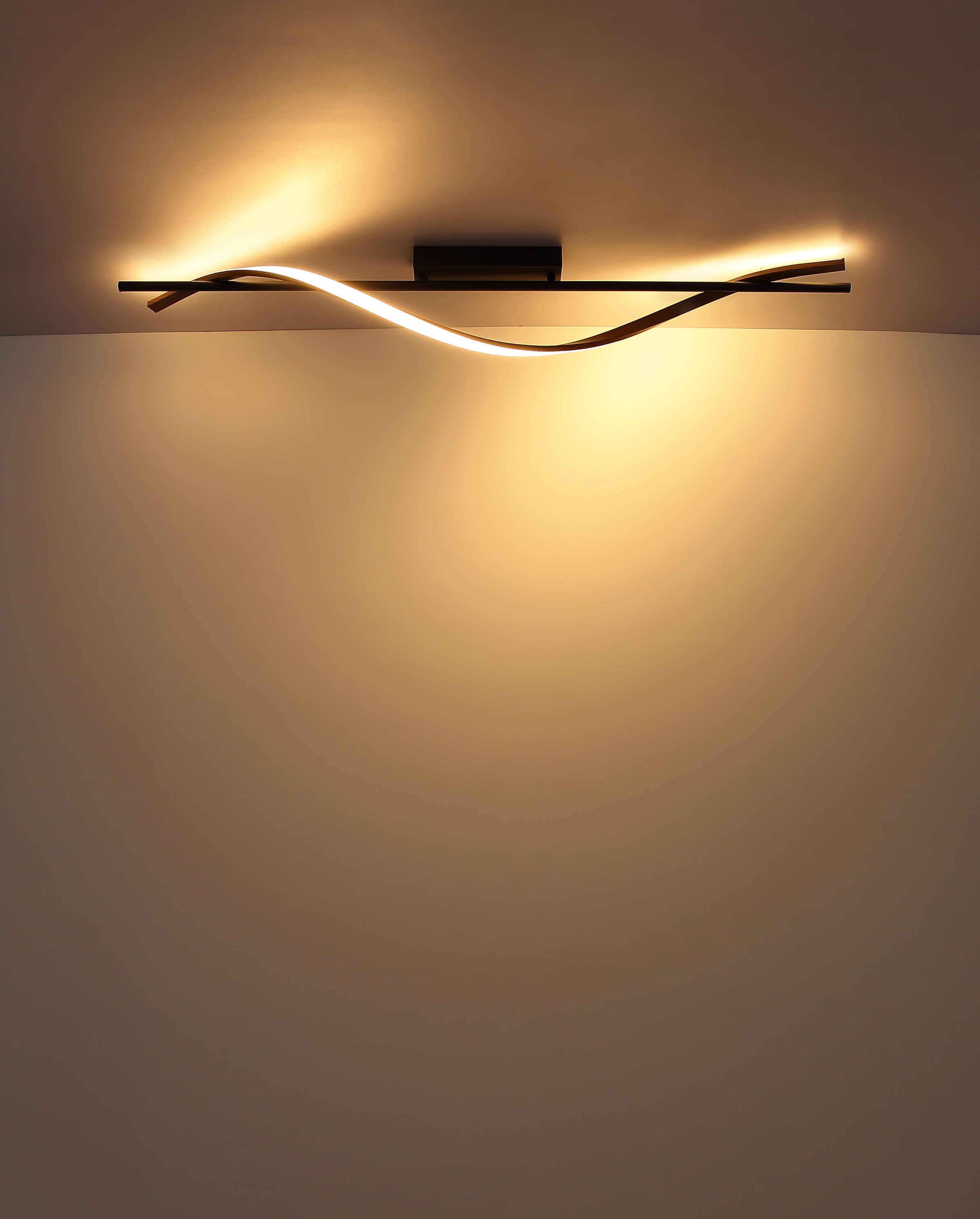 GLOBO LIGHTING Deckenleuchte »WATKINS« LED-Modul 1 Stk. Warmweiß Deckenlampe Wohnzimmer-Leuchte Schlafzimmer-Leuchte Flur Küche