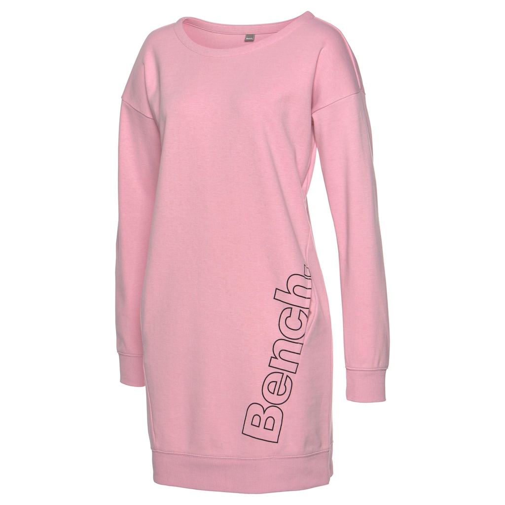 Bench. Loungewear Sweatkleid, mit seitlichem Logoprint