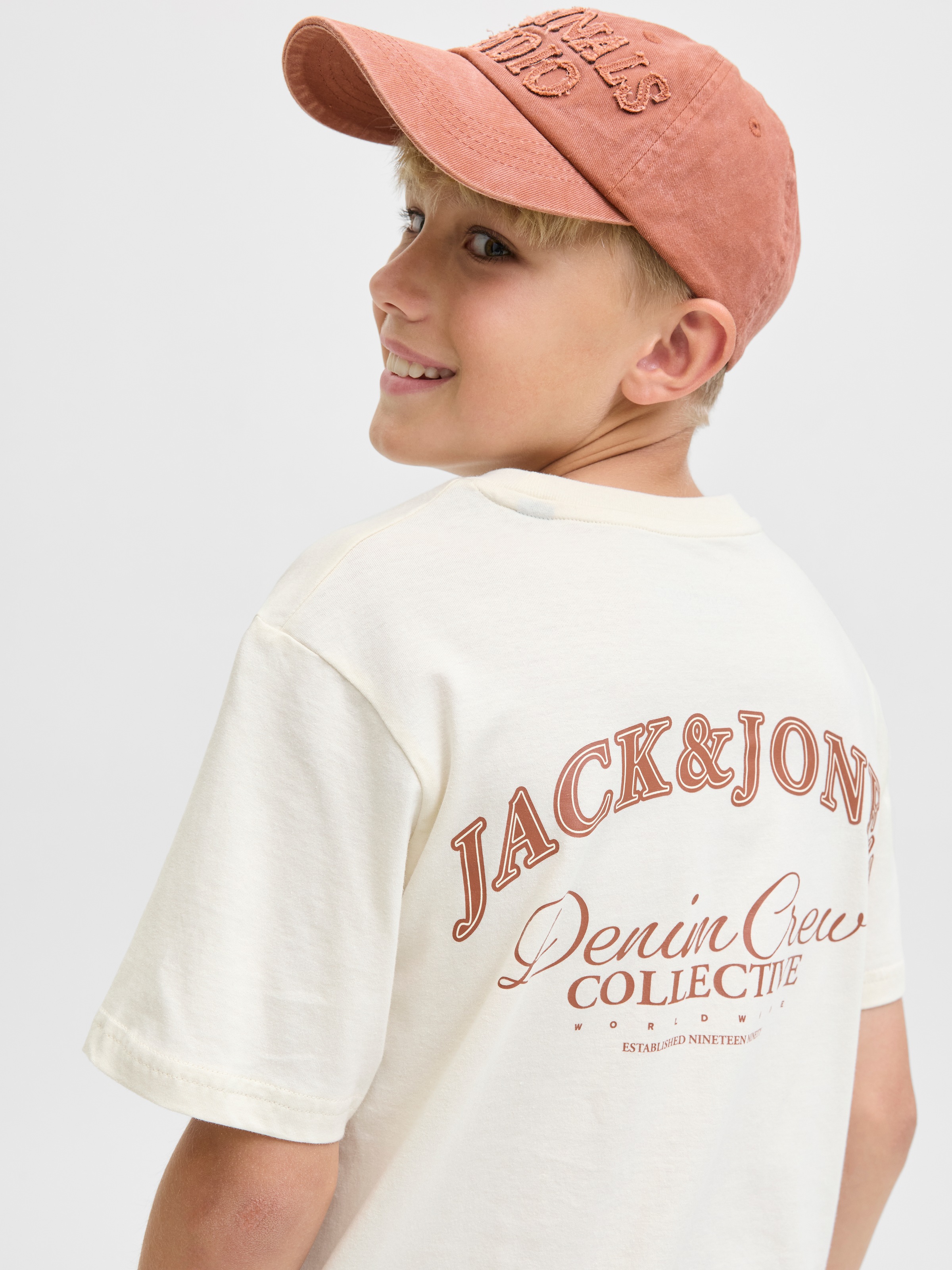 Jack & Jones Junior T-Shirt »JJEBRANDES BACKP RELAXED TEE SS SN JNR«