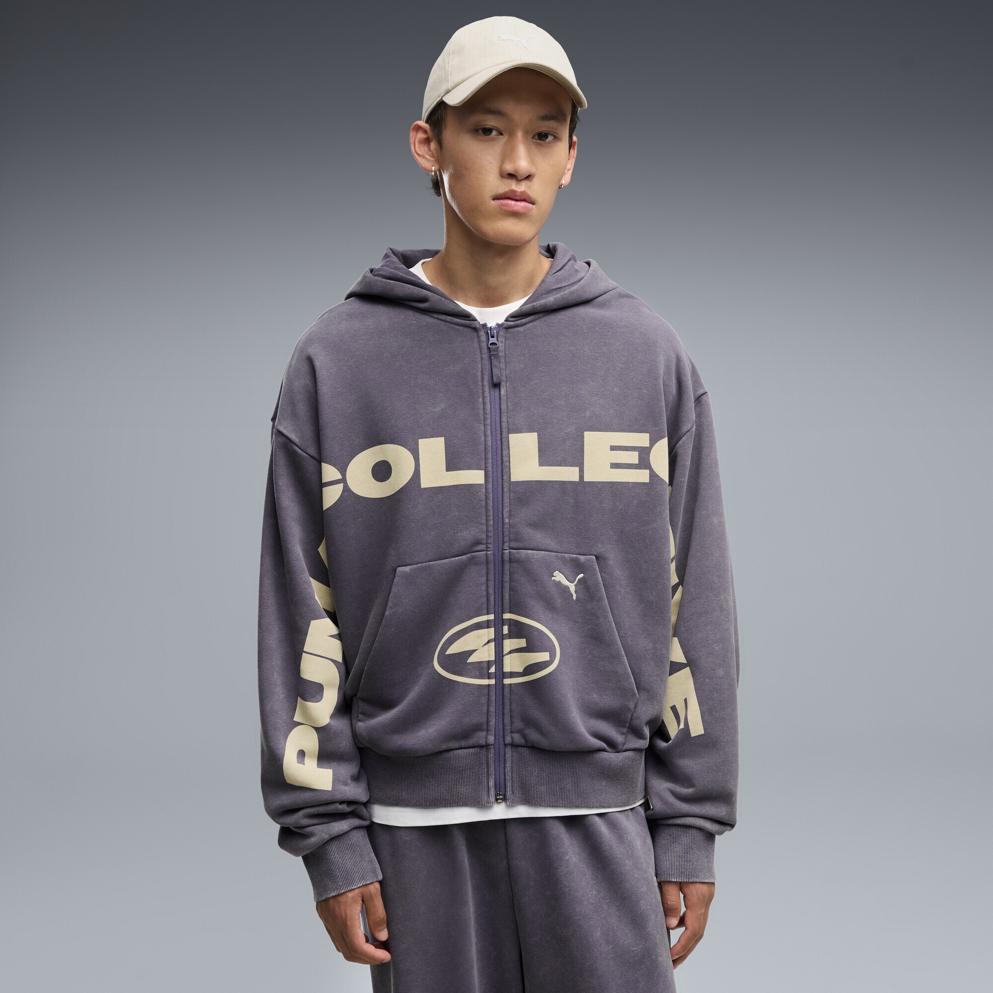 PUMA Kapuzenpullover »Graphic Kapuzenjacke Erwachsene«