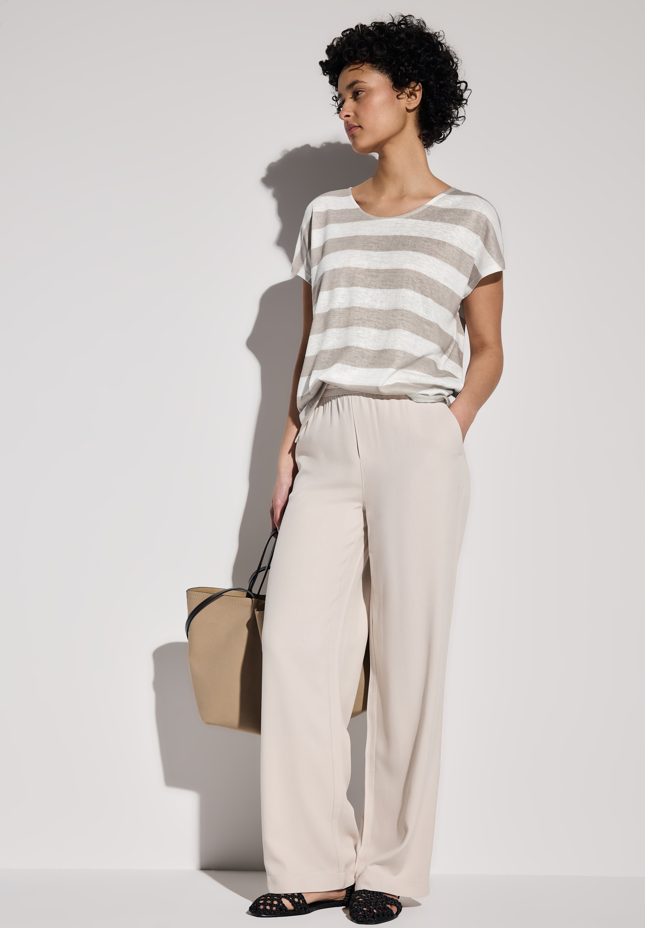 STREET ONE Shirttop, mit Streifenmuster