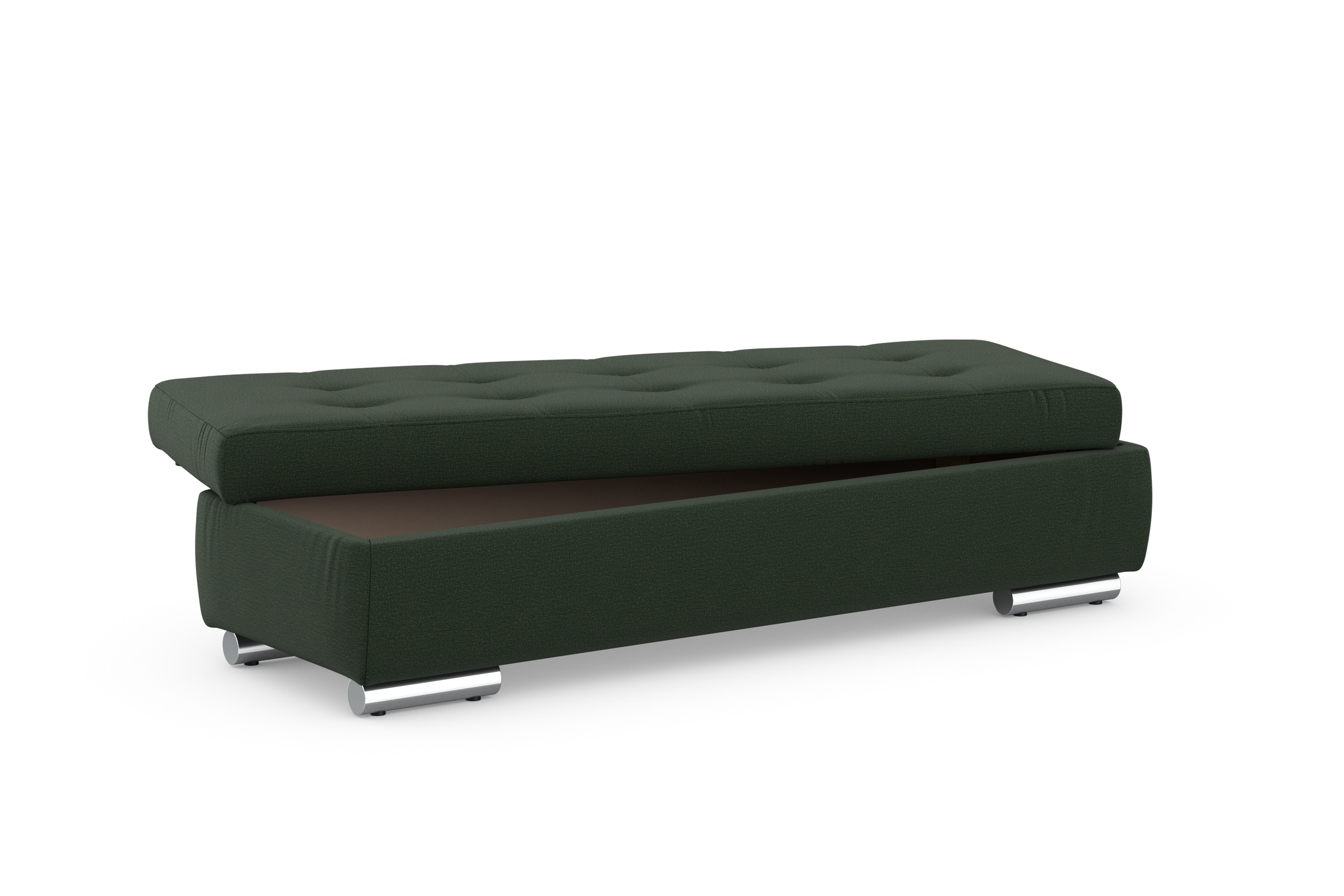 DOMO collection Hocker »Treviso XXL: B/T/H: 161/60/41 cm«, mit Stauraum, auch in Cord, passend zur Serie, moderne Steppung