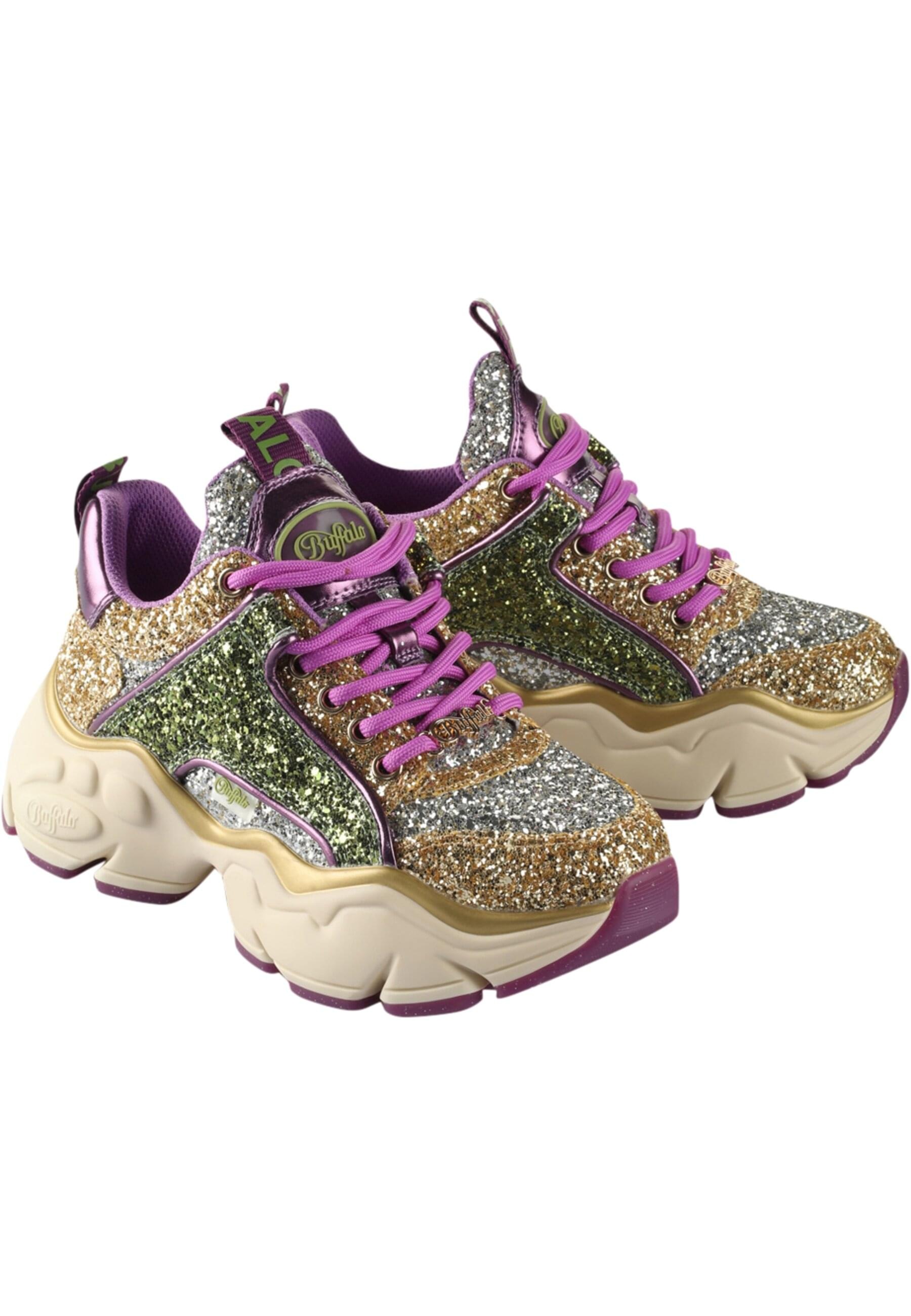 Thumbnail - Buffalo Trainingsschuh "Buffalo Buffalo Binary Glam - Vegan Glitter"