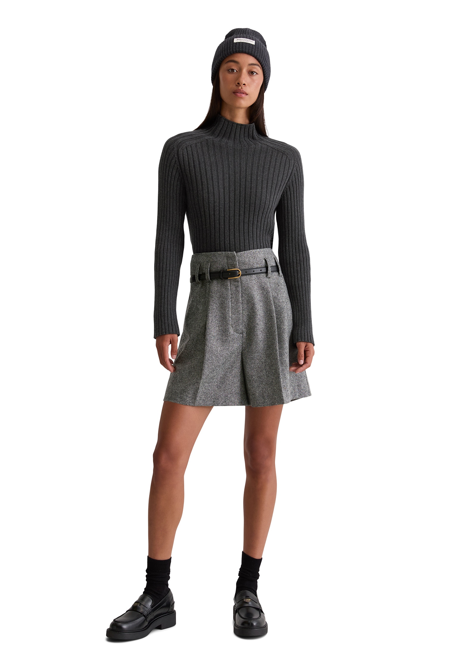 Marc O'Polo Stehkragenpullover »aus Heavy Weight Cotton«