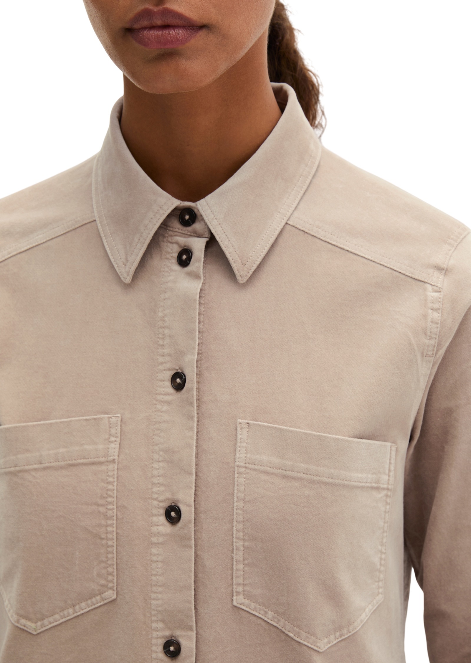 Marc O'Polo Hemdblusenkleid »aus Organic Cotton Stretch«