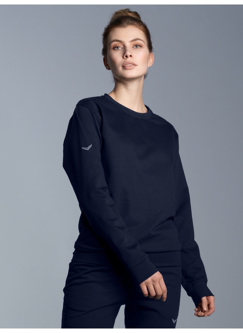 Trigema Sweatshirt "TRIGEMA Sweatshirt aus Biobaumwolle"