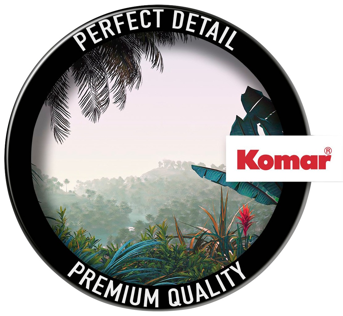 Komar Vliestapete »Digitaldruck Vlies - Jungle Morning - Größe 400 x 250 cm«, bedruckt, Wohnzimmer, Schlafzimmer