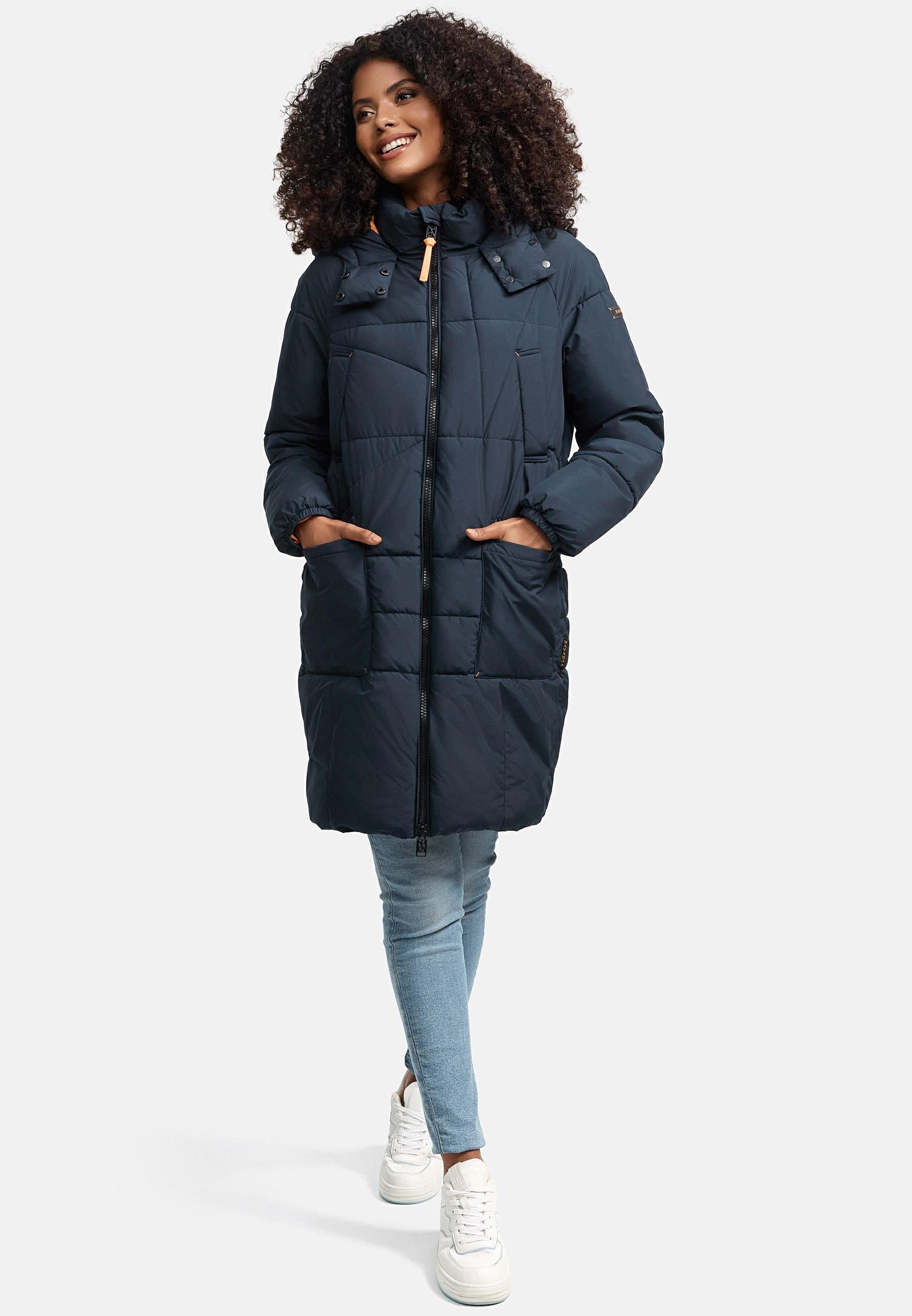 Navahoo Steppmantel »Bliblablubb 14«, Warmer gesteppter Damen Mantel