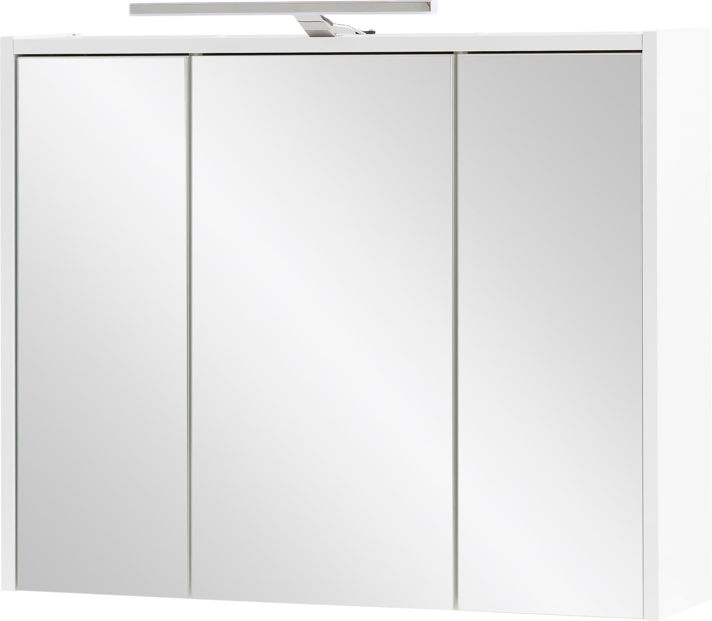 welltime Spiegelschrank "List, Spiegelschrank, Made in Germany, B: 74,5 cm" Solide Verarbeitung - Dieses Produkt ist in Deutschland gefertigt