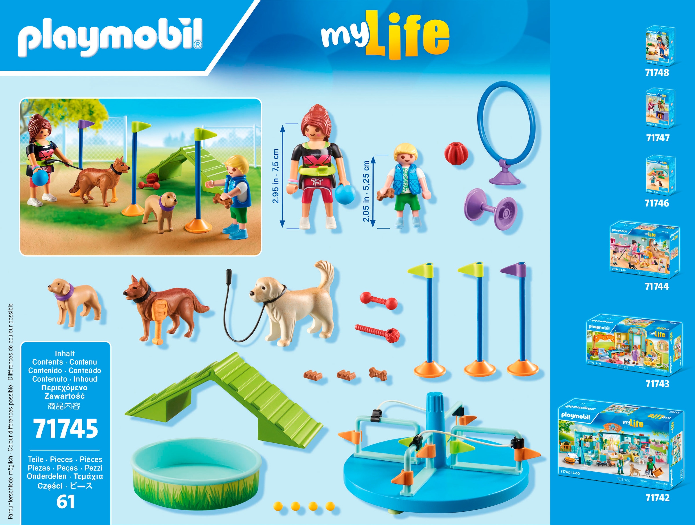 Playmobil® Konstruktions-Spielset »Hundespielplatz (71745), Playmobil My Life«