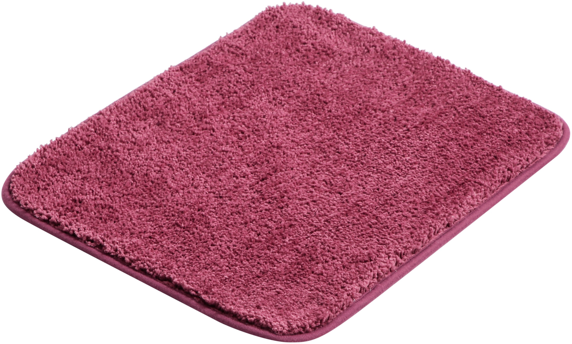 my home Badematte »Regona, Badteppich, Badvorleger, Badezimmer Teppich«, rutschhemmend beschichtet, fußbodenheizungsgeeignet-schnell trocknend-strapazierfähig, Uni Farben, besonders weich, als rechteckig und halbrund erhältlich
