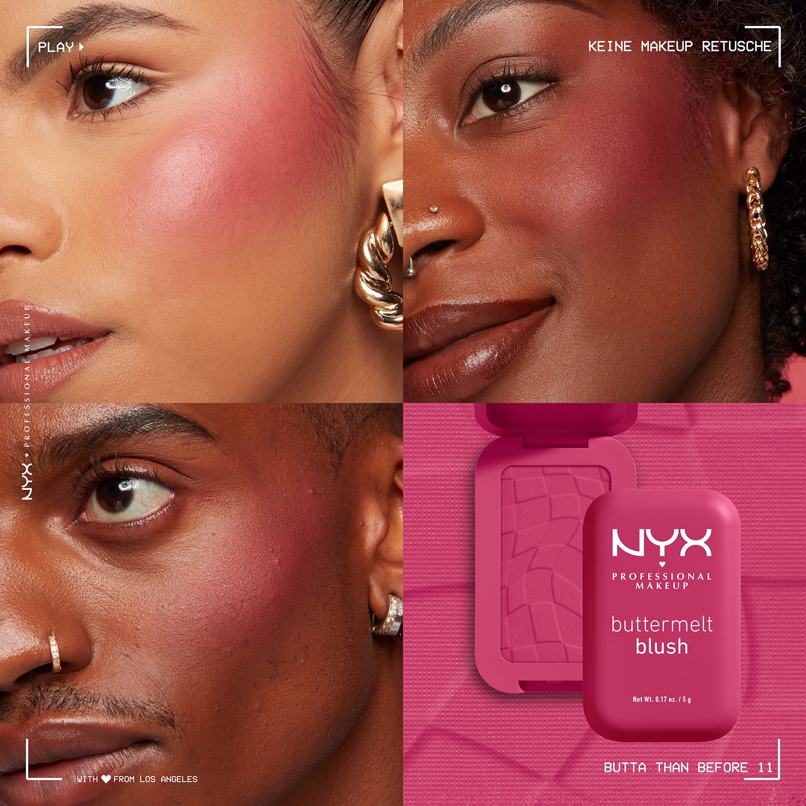 NYX Rouge »Makeup Buttermelt Blush«