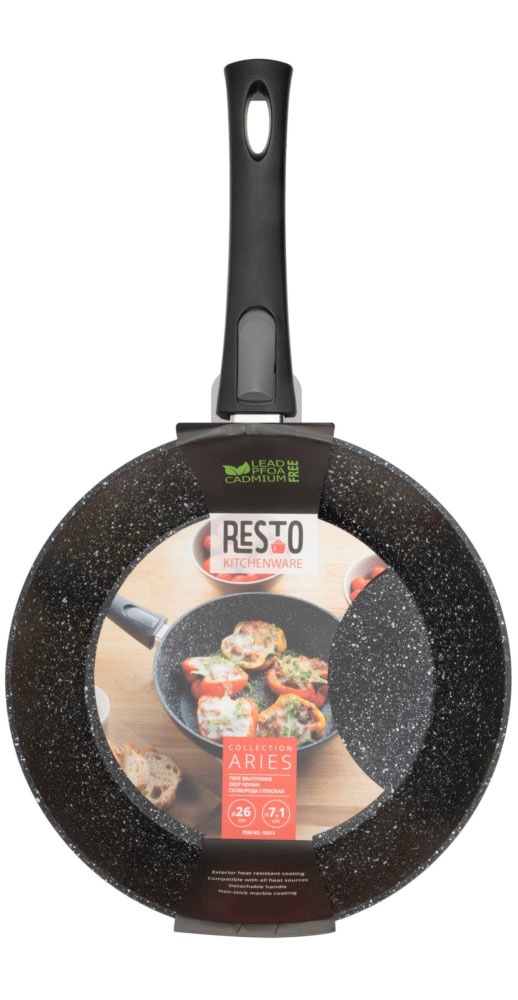 RESTO Kitchenware Bratpfanne "Aries, tiefe Wokpfanne mit vierschichtiger Ma günstig online kaufen