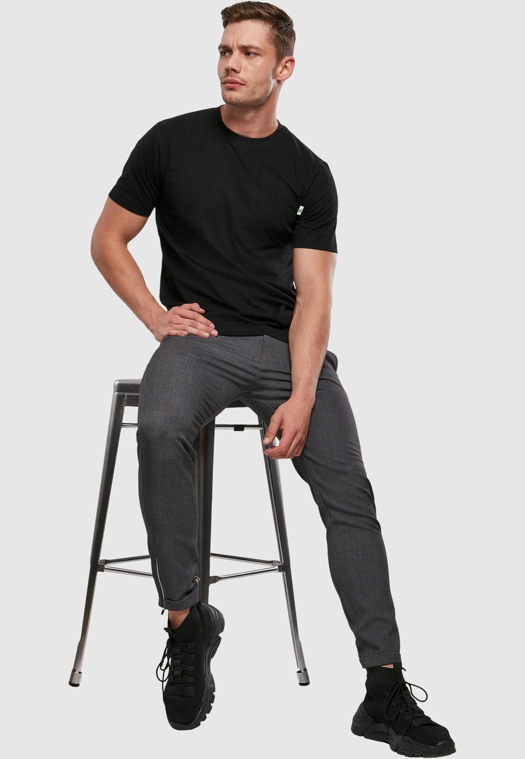 URBAN CLASSICS T-Shirt »Urban Classics Herren Organic Cotton Basic Pocket Tee«, (1 tlg.)