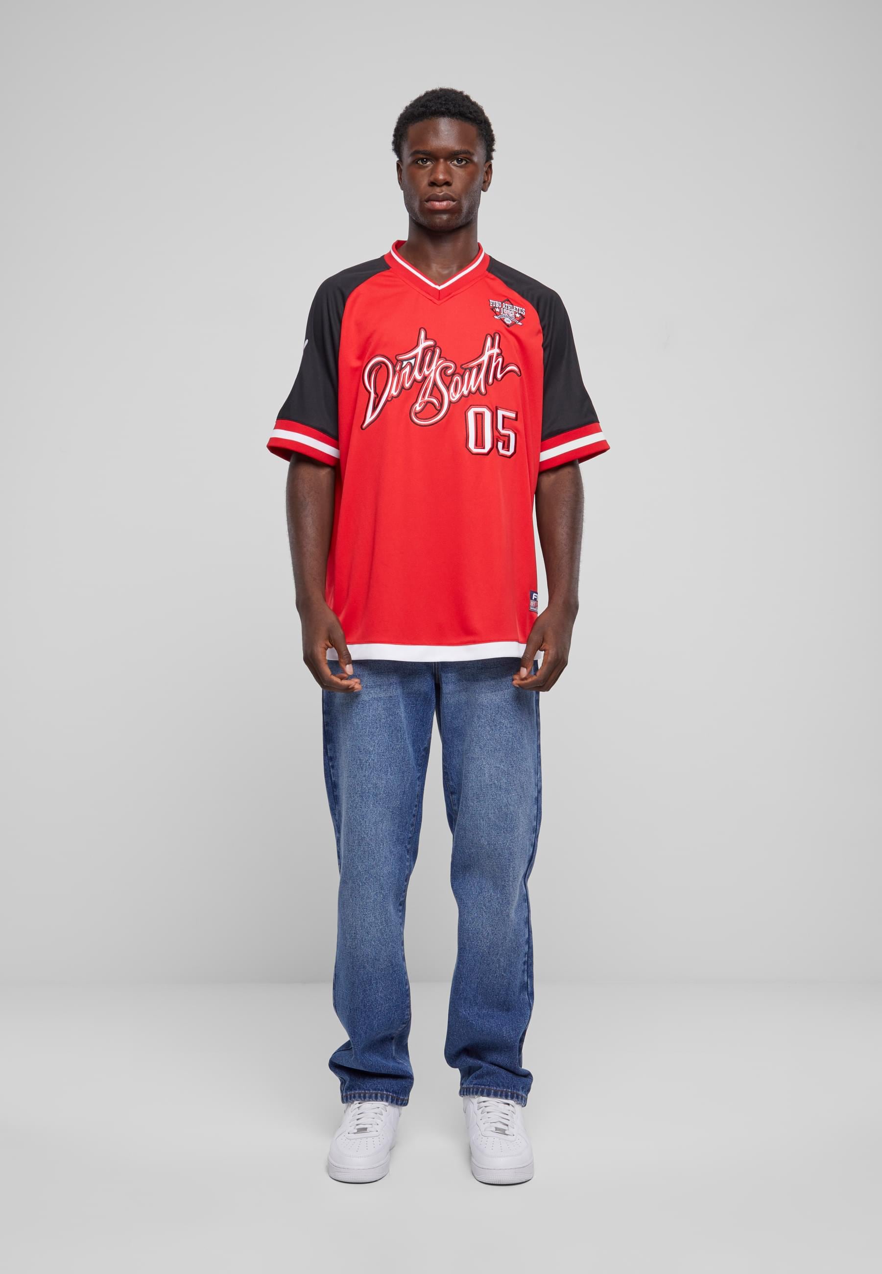 Karl Kani Kurzarmshirt »Karl Kani Herren Athletics Dirty South Baseball Jersey«, (1 tlg.)
