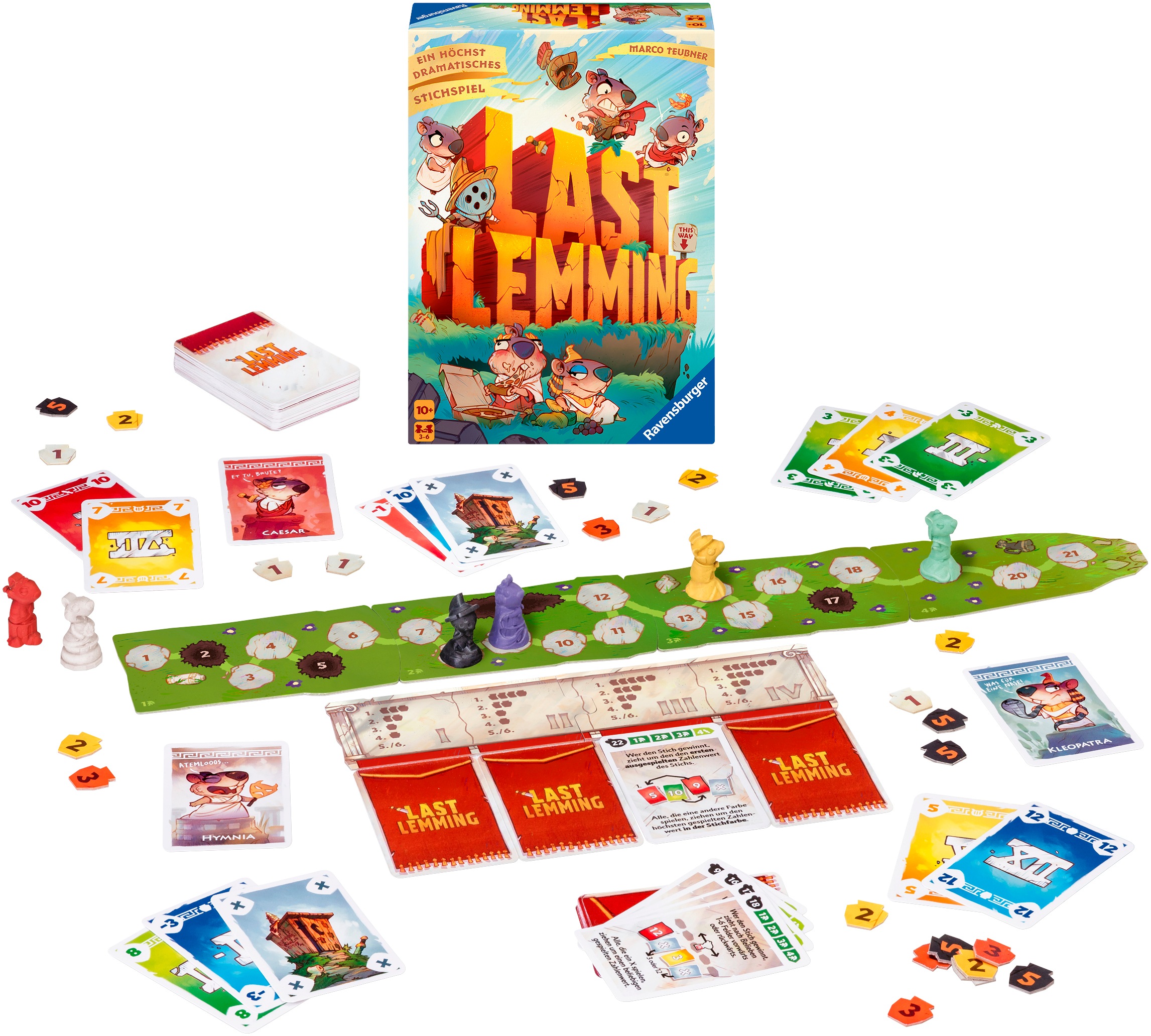 Ravensburger Spiel »Last Lemming: Stichspiel-Drama in vier Akten« Made in Europe