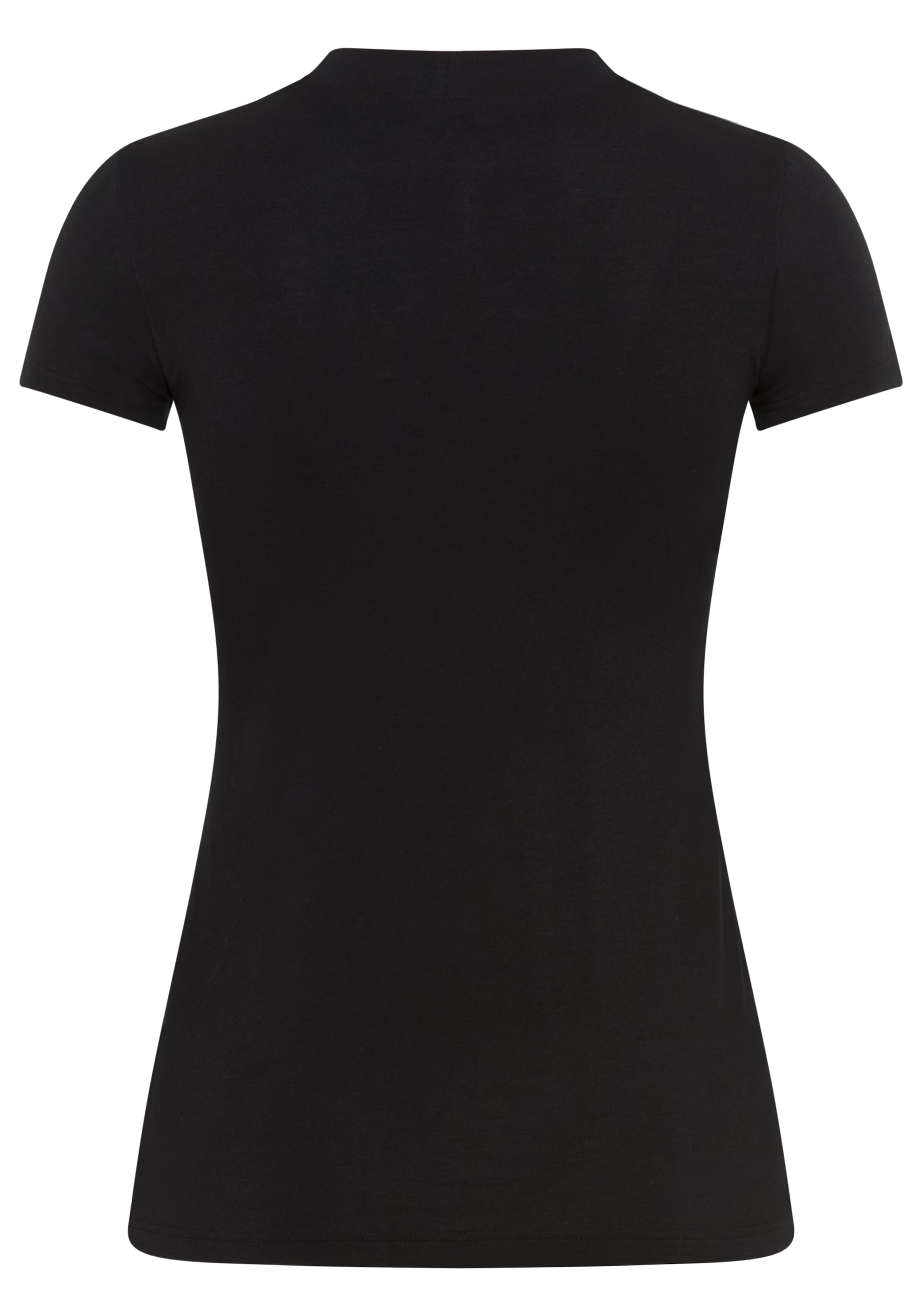 Bruno Banani T-Shirt, mit Mesh-Einsatz im V-Ausschnitt - NEUE KOLLEKTION