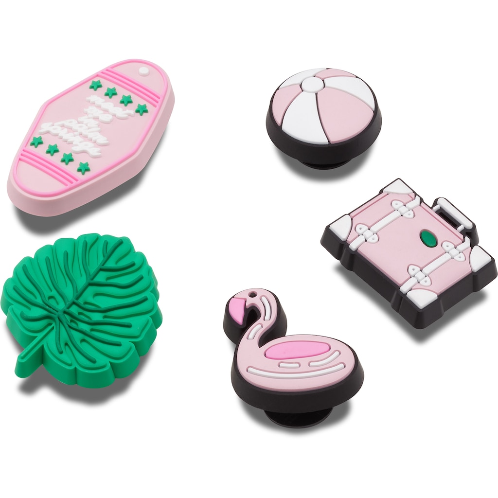 Crocs Schuhanstecker »Jibbitz™ Weekend in LA Hotel«, (Set, 5 tlg., Kein Spielzeug. Nicht für Kinder unter 3 Jahren geeignet)