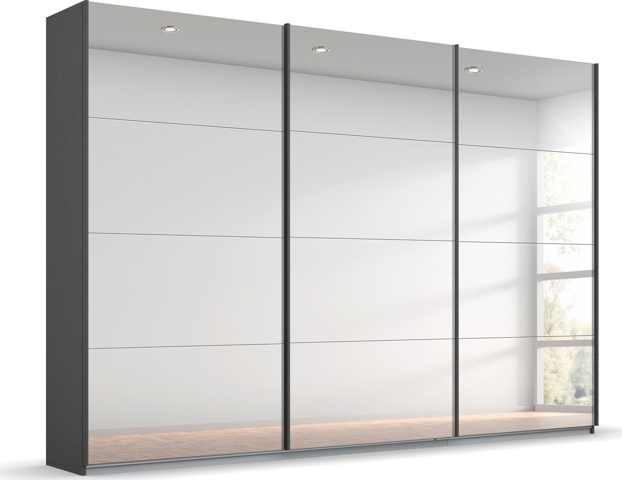 OTTO home Kleiderschrank "Mehrzweckschrank Aktenschrank Möbel Mietswohnung Schlafzimmer ORACLE" Breiten 203/271/315/360 cm Höhen 210/229 cm, inkl. Schubladen-Einsatz und extra Einlegeböden MADE IN GERMANY