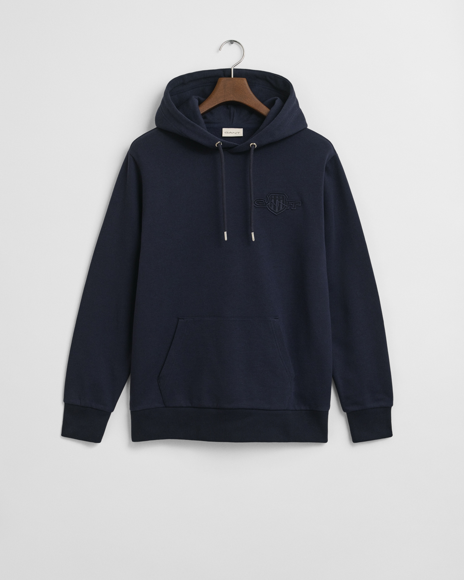 Gant Hoodie "TONAL SHIELD" Ton-in-Ton Stickerei, regular fit, Sweatshirt günstig online kaufen