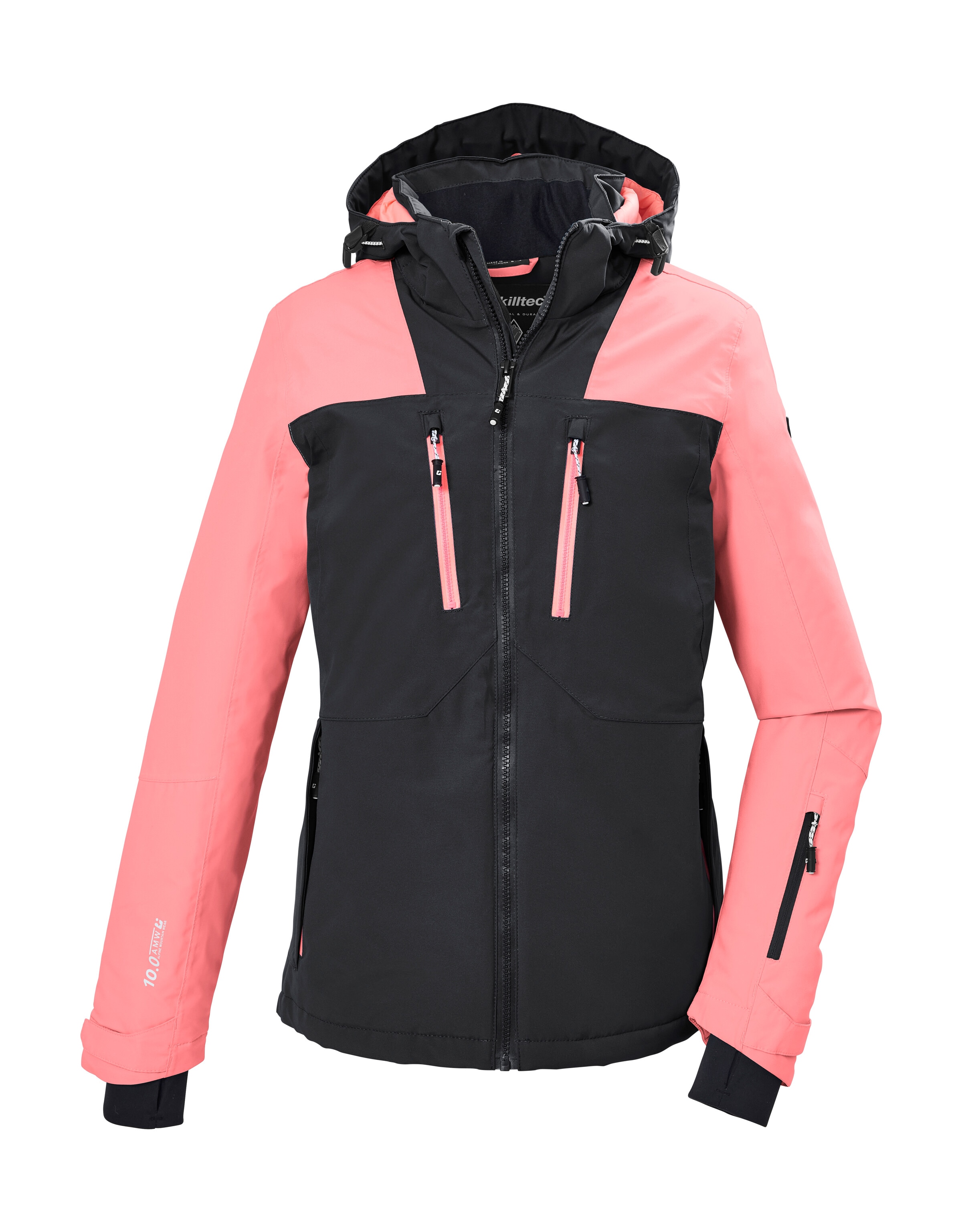 Killtec Skijacke "KSW 283 WMN SKI JCKT" Wind- und wasserdichte Skijacke, atmungsaktiv, verstellbar