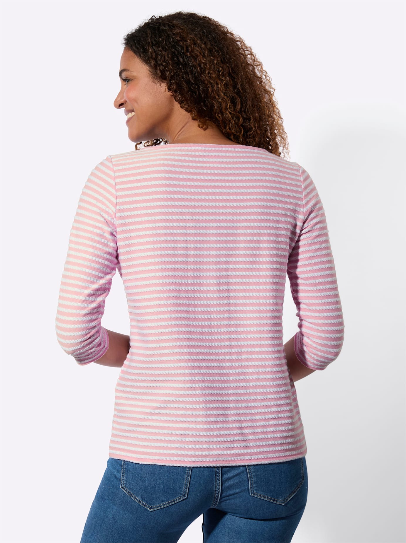 Thumbnail - Casual Looks 3/4-Arm-Shirt "Ringelshirt" 1 tlg.