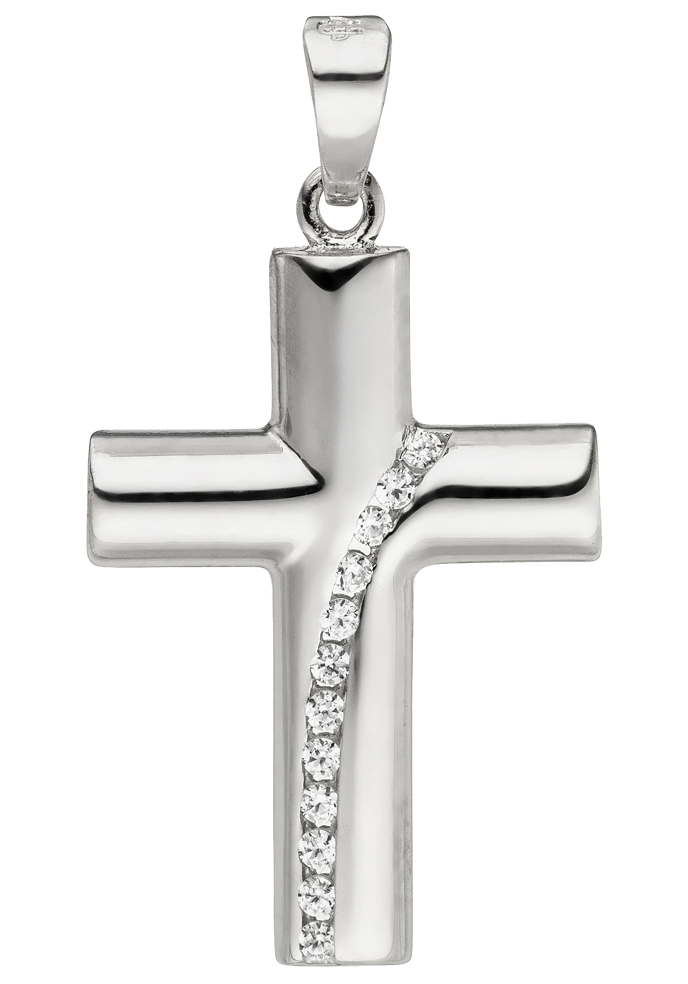 | bestellen Kreuz«, Kreuzanhänger BAUR »Anhänger mit Silber JOBO Zirkonia 925 online 12