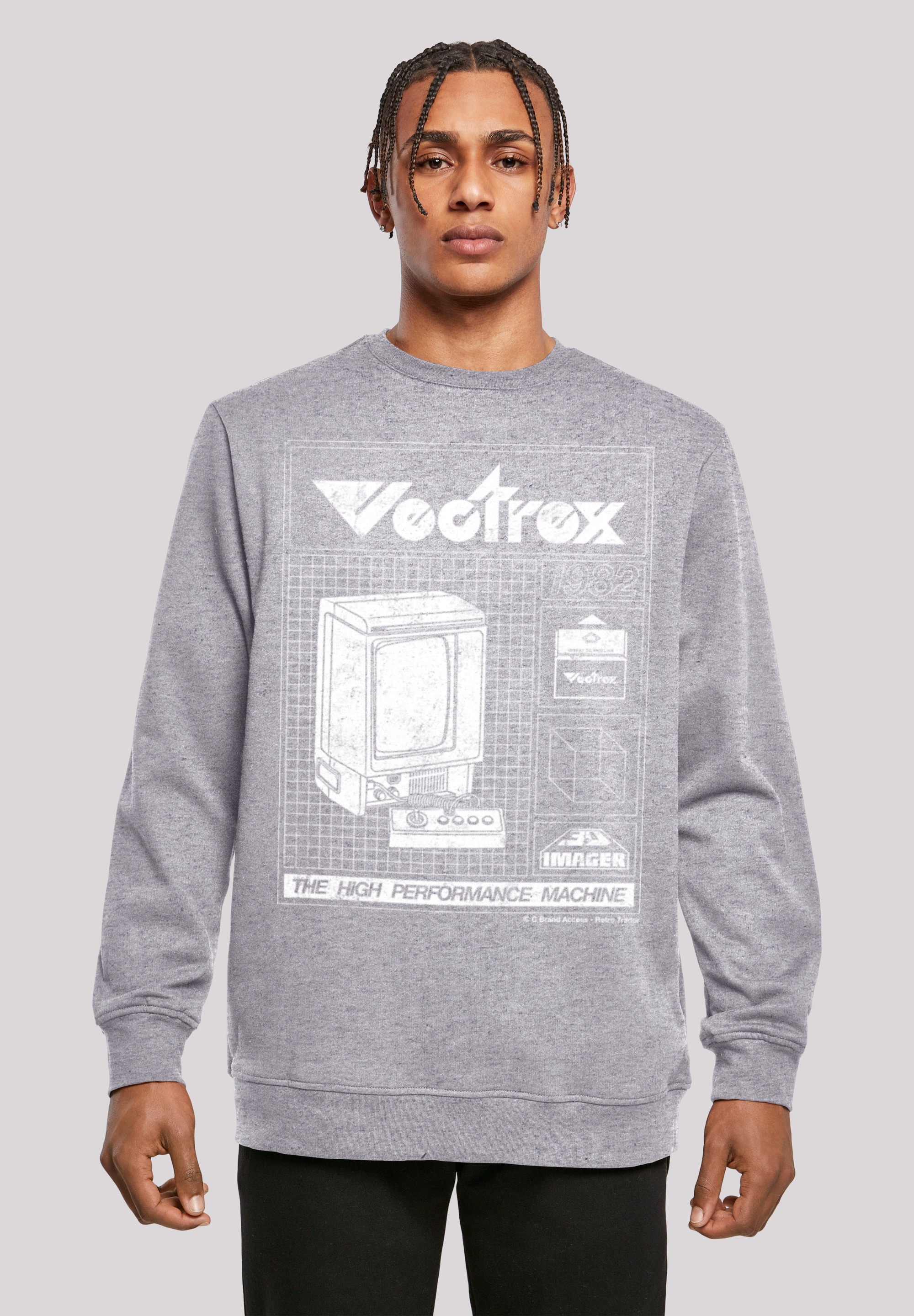 F4NT4STIC Kapuzenpullover "Retro Gaming Vectrex 1982", Print günstig online kaufen