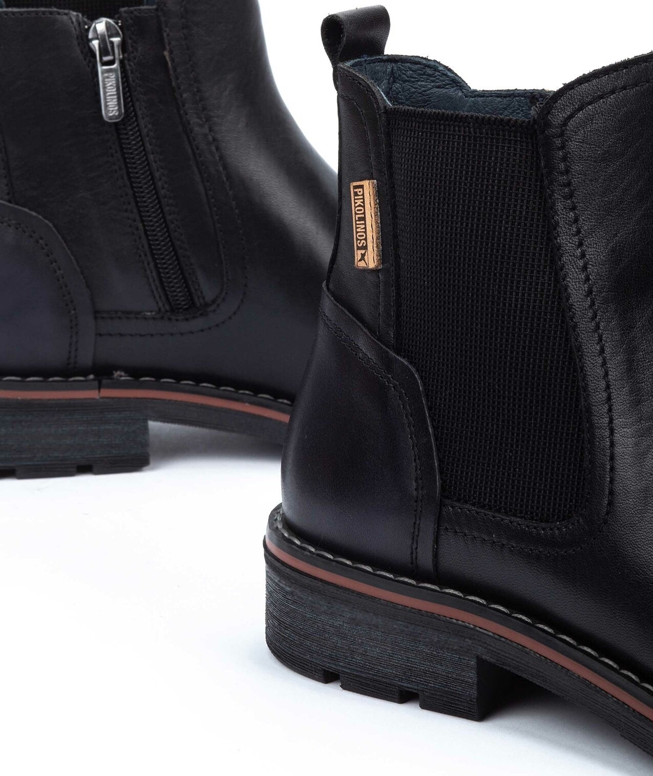 PIKOLINOS Chelseaboots »YORK«, Blockabsatz, Businessmode, Stiefelette mit Stretcheinsatz