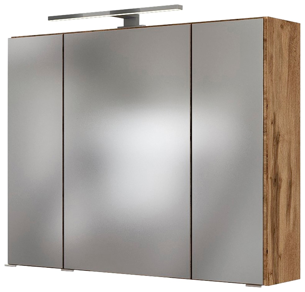 welltime Spiegelschrank "Horki", 80 cm breit