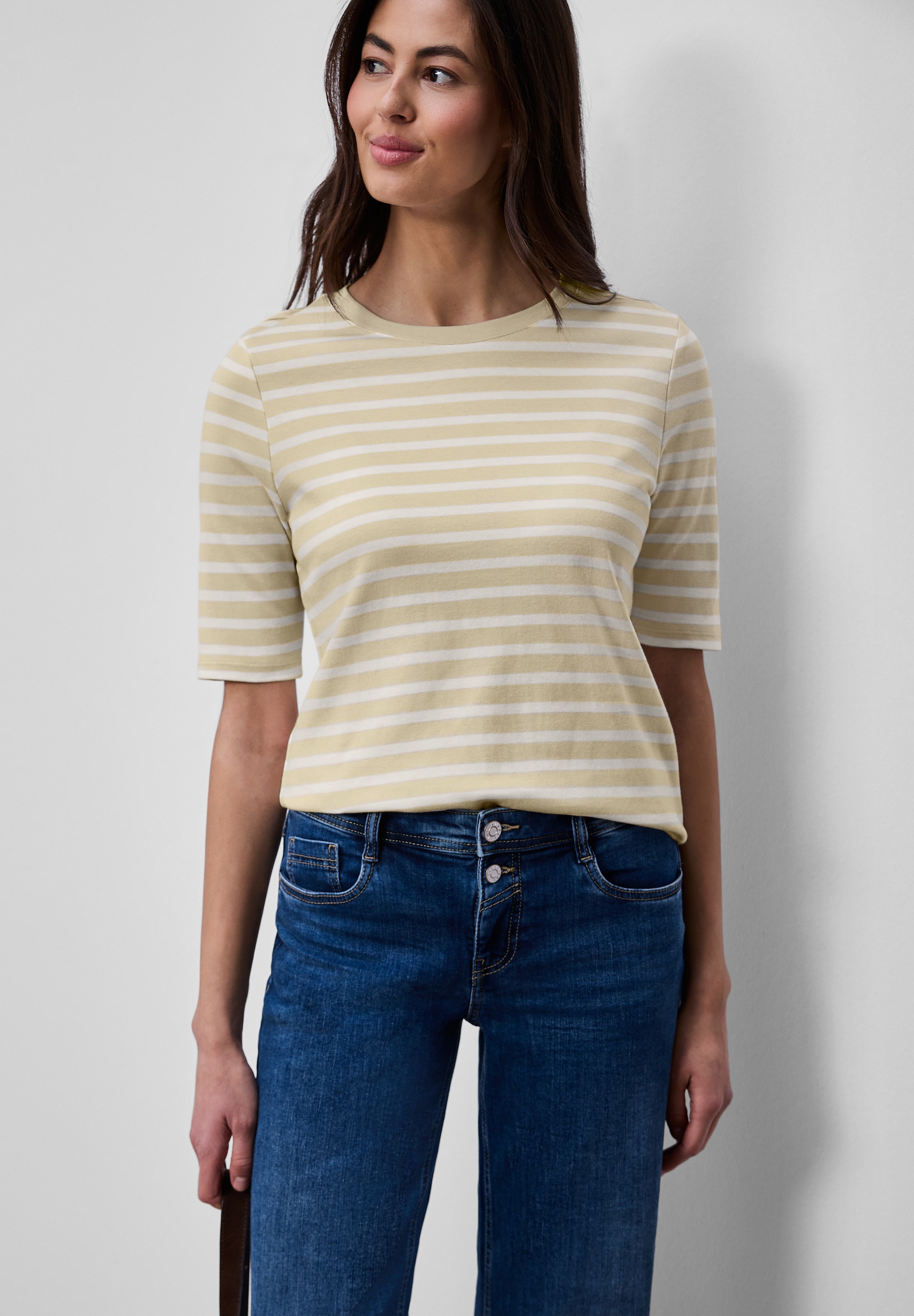 STREET ONE T-Shirt aus reiner Baumwolle