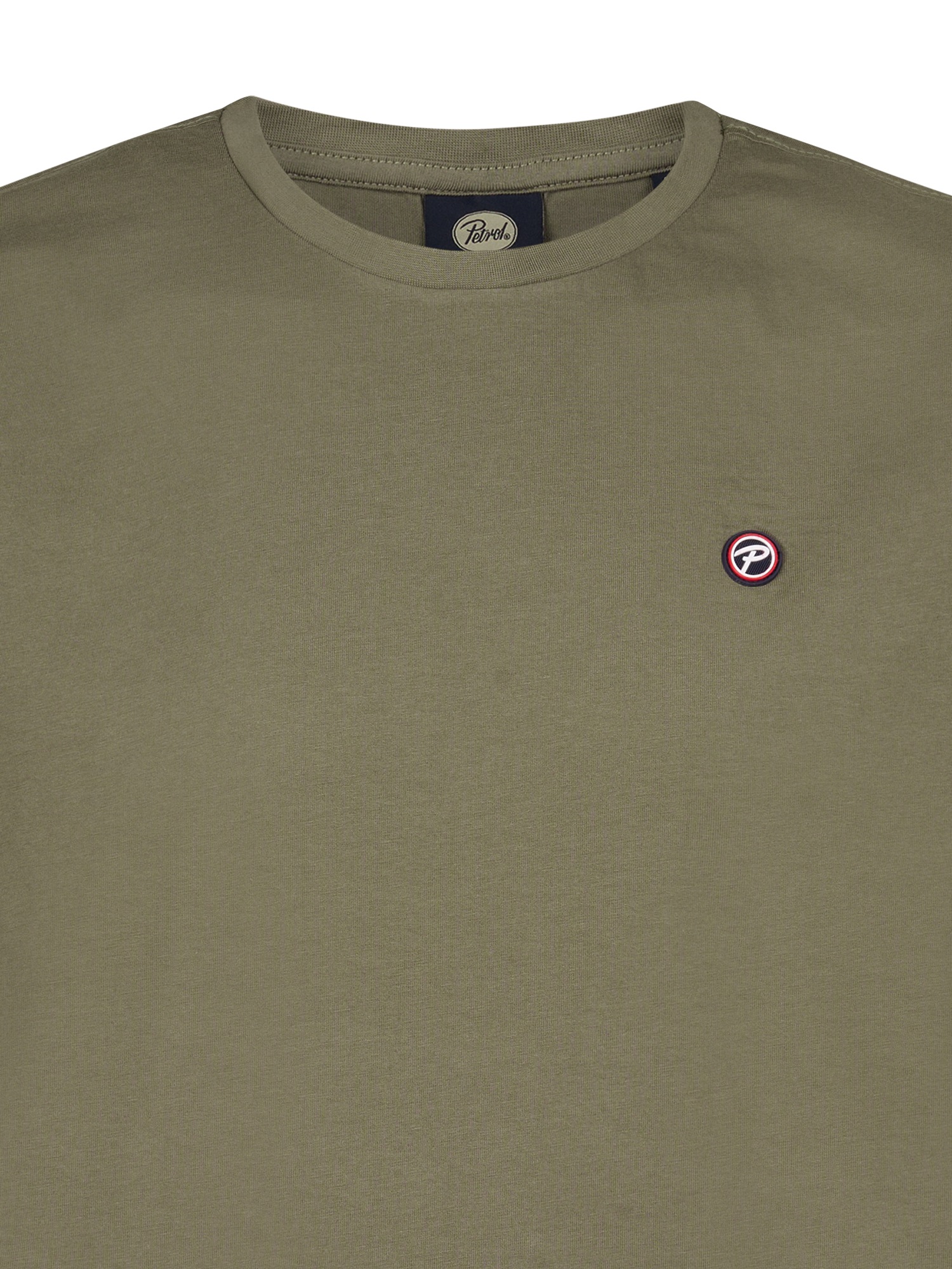 Petrol Industries Rundhalsshirt, mit Logo Stickerei