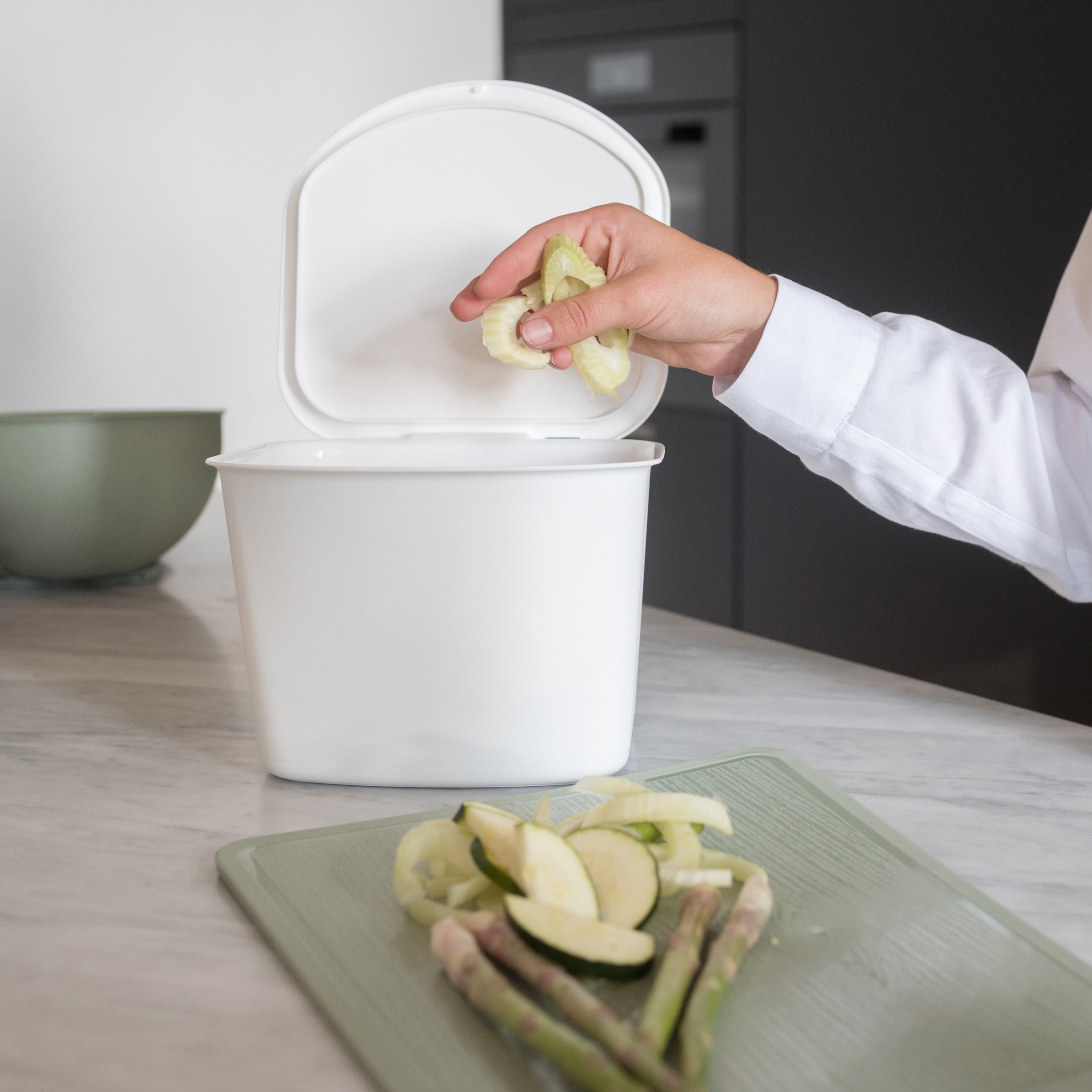 KOZIOL Biomülleimer »BIBO«, 1 Behälter, 100% recycelbar. Melaminfrei, made in Germany