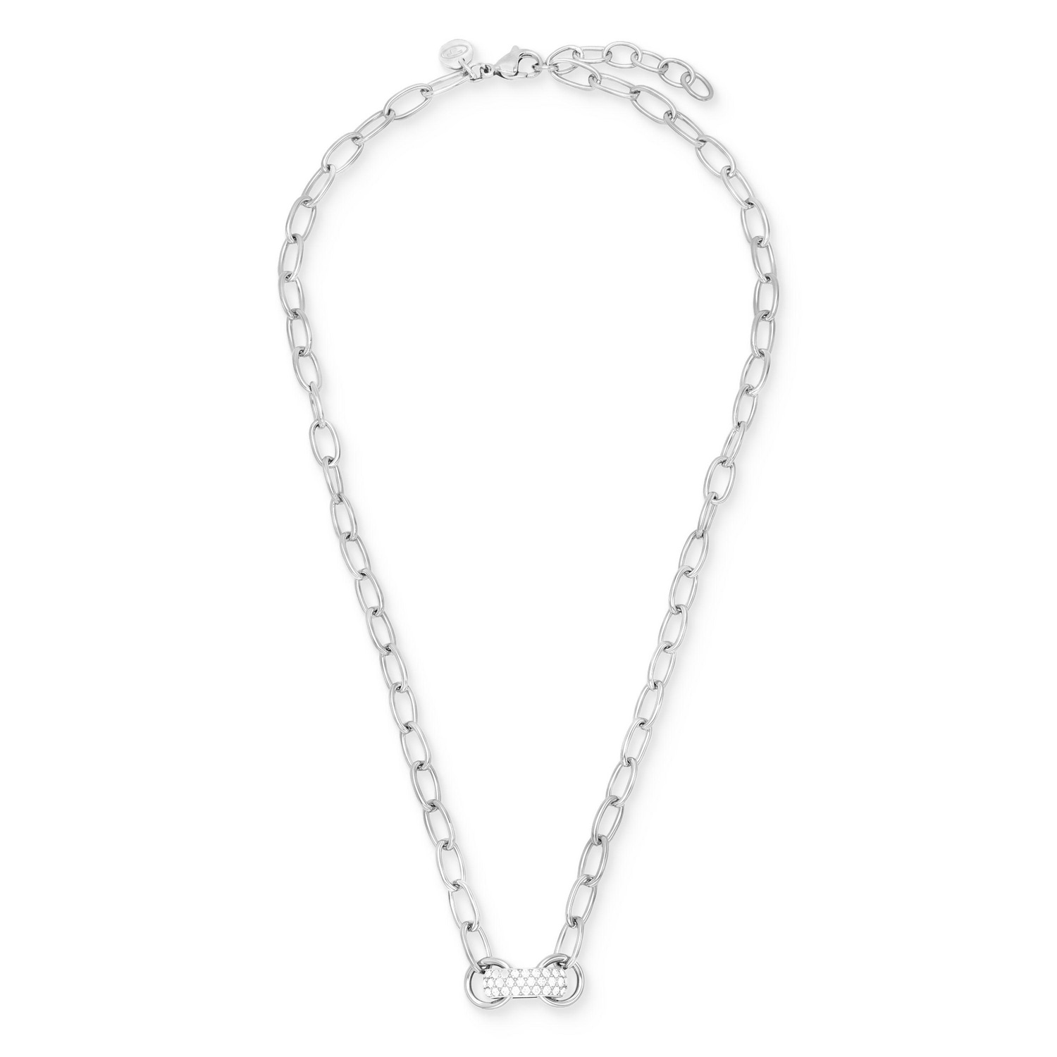 TOM TAILOR Kette mit Anhänger mit Kristallstein (synth.)