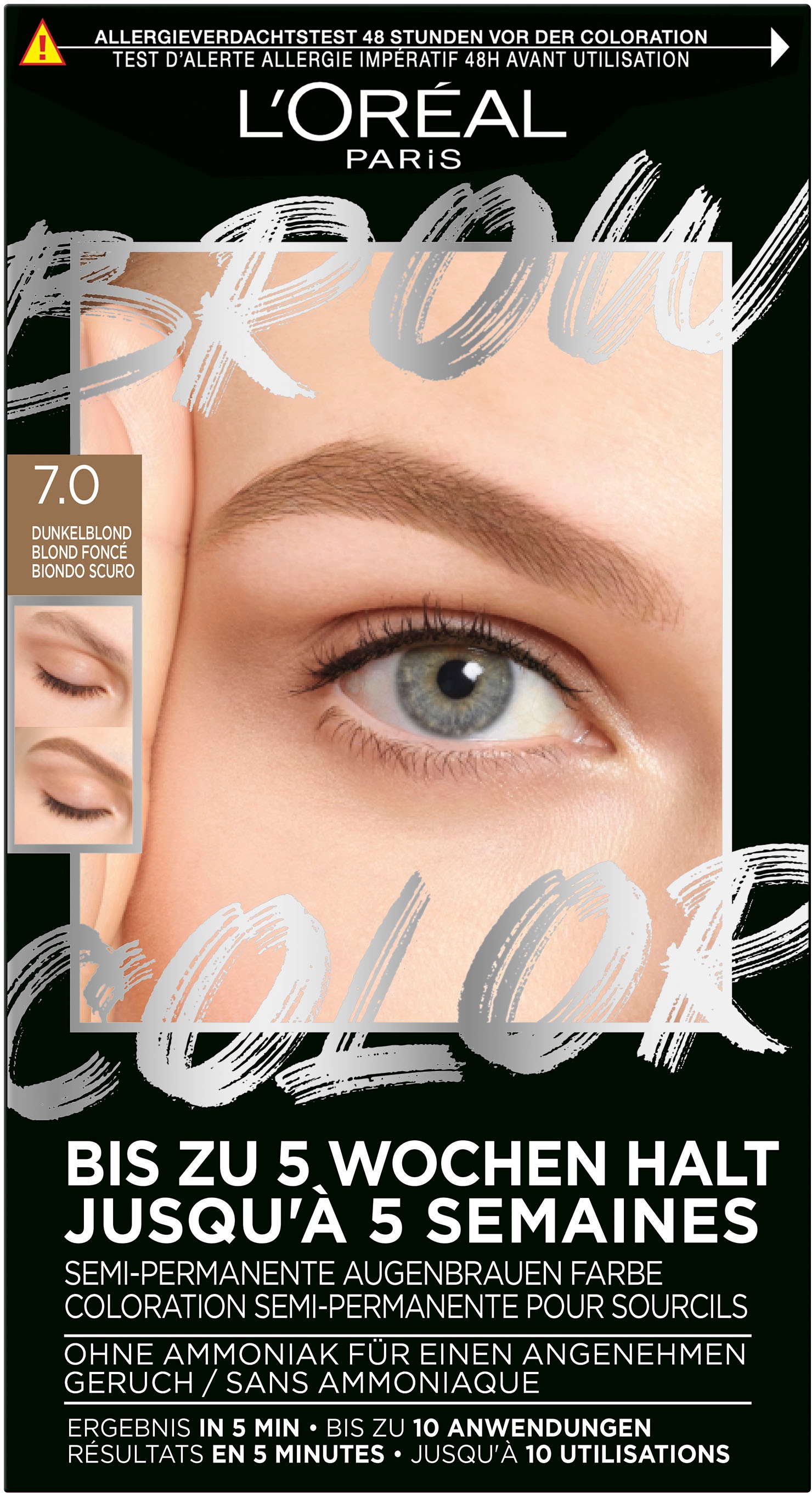 L'ORÉAL PARIS Augenbrauenpflege »Brow Color«, mit ammoniakfreier Formel
