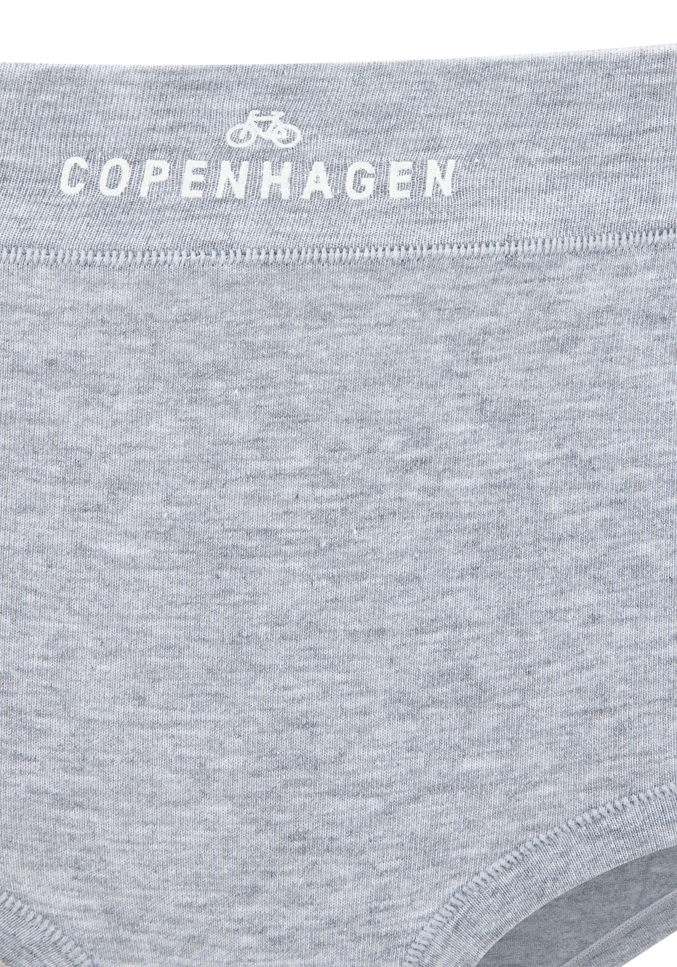 Copenhagen Studios Panty »mit Logodruck am Bund« 3er-Pack,  aus softer Bio-Baumwollqualität